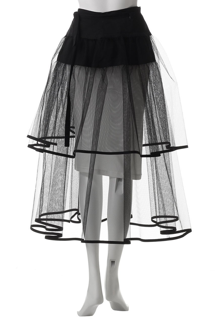【ラドロー/LUDLOW】のApron tulle 人気、トレンドファッション・服の通販 founy(ファニー) 　ファッション　Fashion　レディースファッション　Fashion for Women　スカート　Skirts　ダメージ　Distressed, Destroyed　チュール　Tulip, Tulip Motif　デニム　Denim, Jeans Material　ミックス　Mix, Mixed Style　other-4|ID: prp329100004410771 ipo3291000000032851218