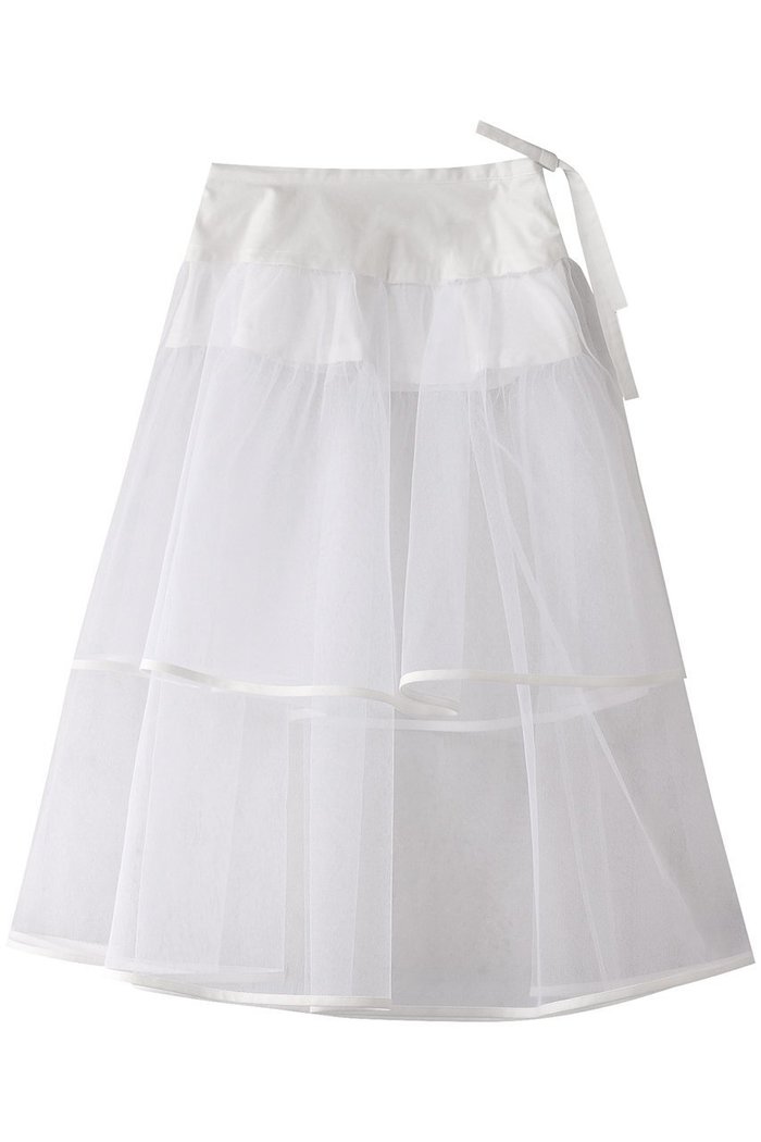 【ラドロー/LUDLOW】のApron tulle インテリア・キッズ・メンズ・レディースファッション・服の通販 founy(ファニー) https://founy.com/ ファッション Fashion レディースファッション Fashion for Women スカート Skirts ダメージ Distressed, Destroyed チュール Tulip, Tulip Motif デニム Denim, Jeans Material ミックス Mix, Mixed Style |ID: prp329100004410771 ipo3291000000035691066