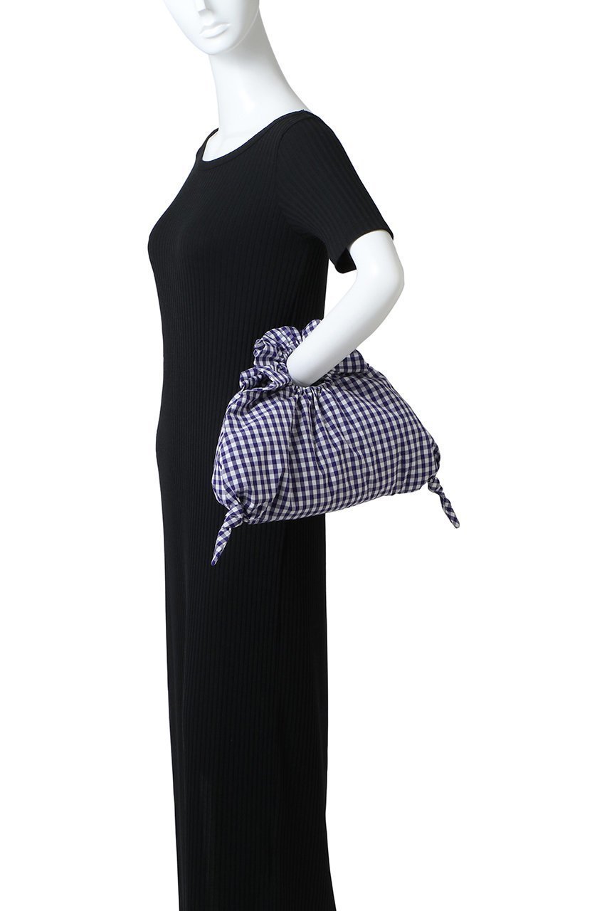 【ラドロー/LUDLOW】のGyoza Gingham check M 人気、トレンドファッション・服の通販 founy(ファニー) 　ファッション　Fashion　レディースファッション　WOMEN　ギンガム　Gingham　シルク　Silk　チェック　Check　ハンドバッグ　Handbag　フォルム　Form　夏　Summer　春　Spring　S/S・春夏　Ss・Spring/Summer　軽量　Lightweight　other-2|ID: prp329100004410774 ipo3291000000031267898
