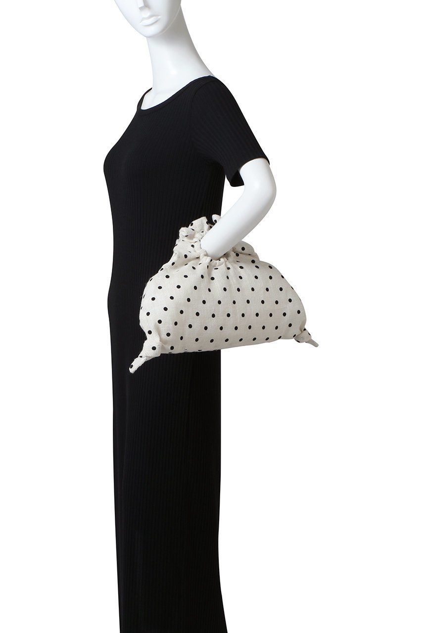 【ラドロー/LUDLOW】のGyoza Polka dot M 人気、トレンドファッション・服の通販 founy(ファニー) 　ファッション　Fashion　レディースファッション　WOMEN　ドット　Dot　ハンドバッグ　Handbag　フォルム　Form　リネン　Linen　夏　Summer　春　Spring　S/S・春夏　Ss・Spring/Summer　other-2|ID: prp329100004410775 ipo3291000000031267901