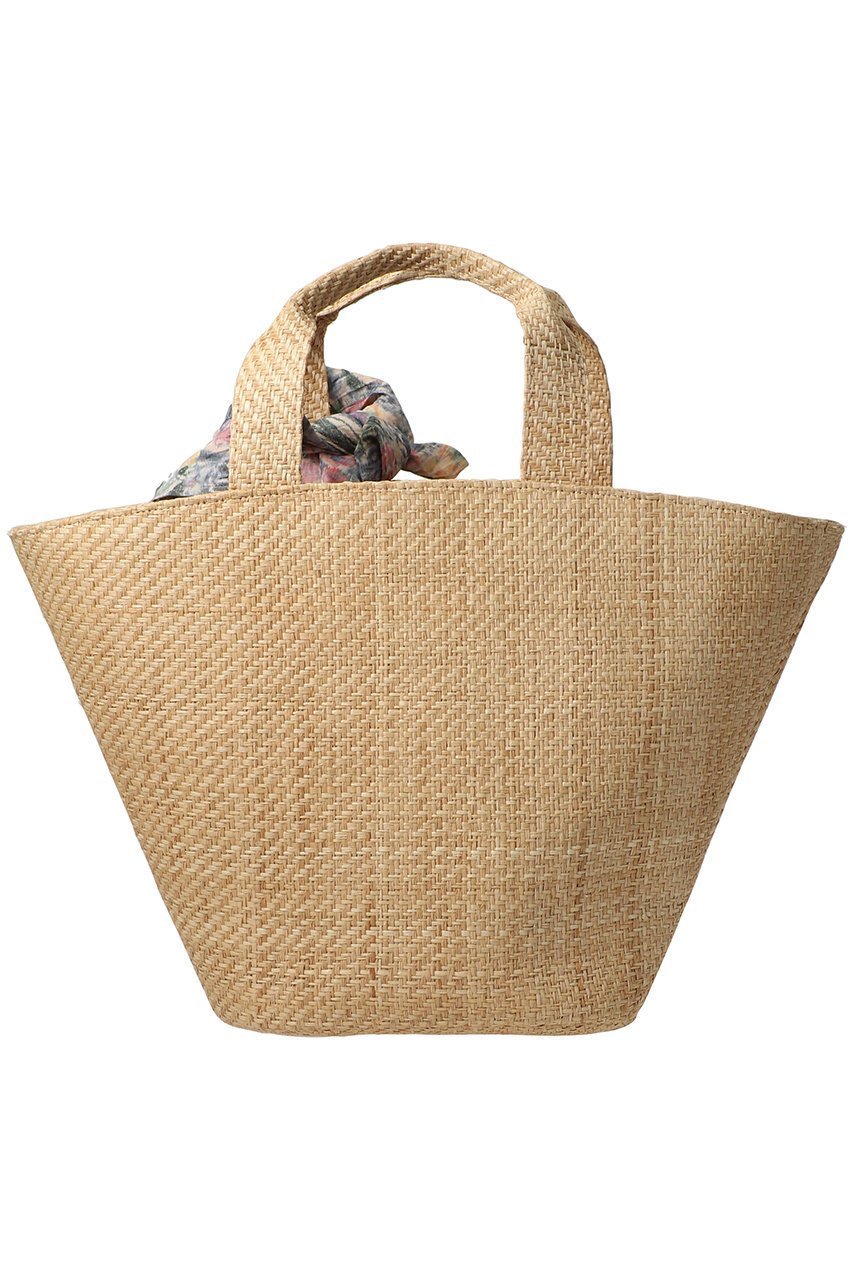 【ラドロー/LUDLOW】のBig pocket Basket tote 人気、トレンドファッション・服の通販 founy(ファニー) 　ファッション　Fashion　レディースファッション　Fashion for Women　バッグ　Bags　スカーフ　Scarf, Neckwear　ドット　Polka Dot, Dot Pattern　バスケット　Basket, Basket Bag　フロント　Front, Front Design　ポケット　Pocket, Pocket Detail　ラフィア　Raffia, Natural Straw　リネン　Linen, Linen Fabric　エレガント 上品　Elegant　夏　Summer　春　Spring　S/S・春夏　SS, Spring/Summer, Warm Season　other-3|ID: prp329100004410776 ipo3291000000032781004