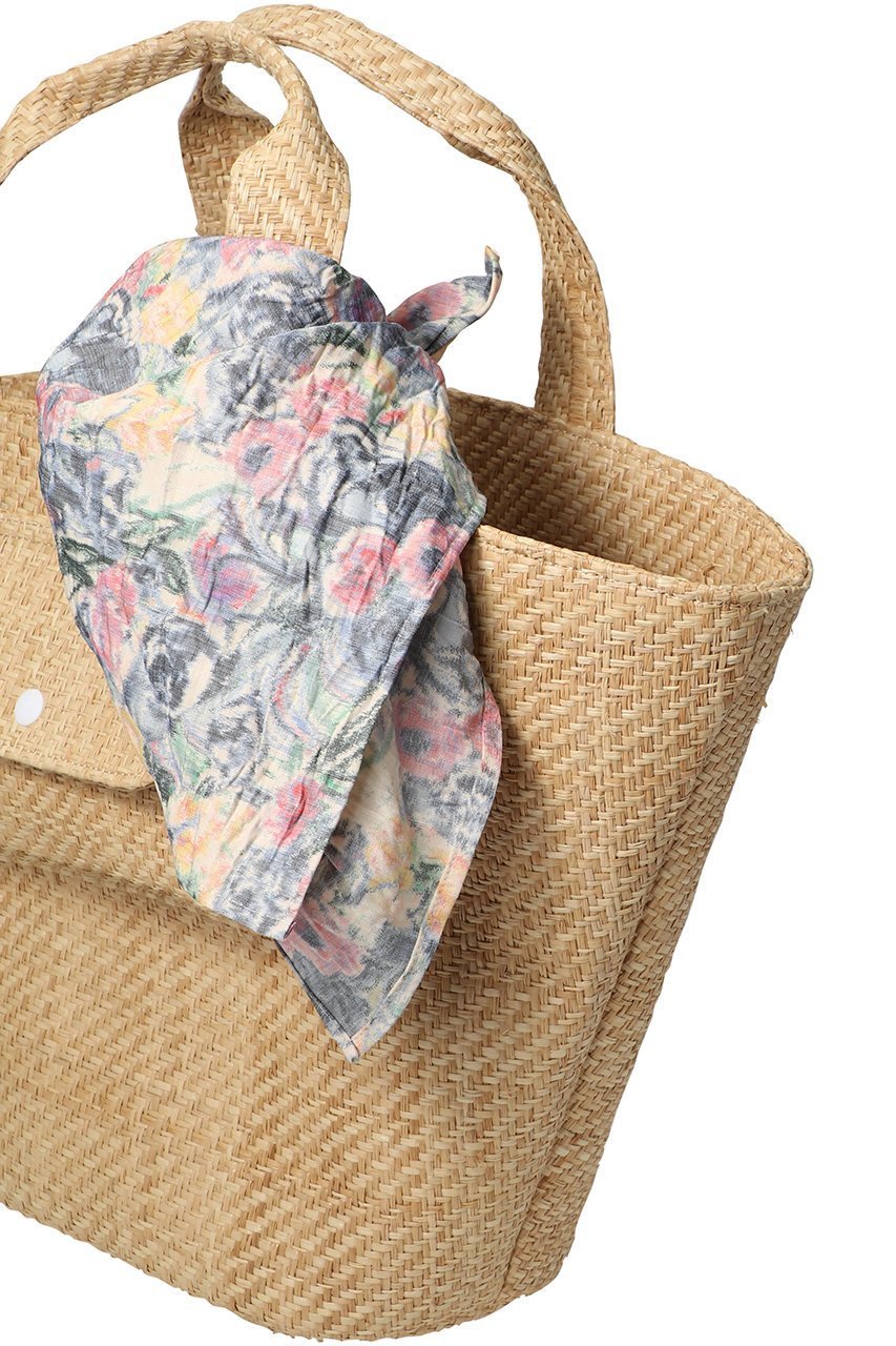 【ラドロー/LUDLOW】のBig pocket Basket tote 人気、トレンドファッション・服の通販 founy(ファニー) 　ファッション　Fashion　レディースファッション　Fashion for Women　バッグ　Bags　スカーフ　Scarf, Neckwear　ドット　Polka Dot, Dot Pattern　バスケット　Basket, Basket Bag　フロント　Front, Front Design　ポケット　Pocket, Pocket Detail　ラフィア　Raffia, Natural Straw　リネン　Linen, Linen Fabric　エレガント 上品　Elegant　夏　Summer　春　Spring　S/S・春夏　SS, Spring/Summer, Warm Season　other-4|ID: prp329100004410776 ipo3291000000032781005