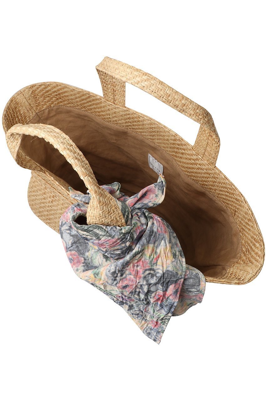 【ラドロー/LUDLOW】のBig pocket Basket tote 人気、トレンドファッション・服の通販 founy(ファニー) 　ファッション　Fashion　レディースファッション　Fashion for Women　バッグ　Bags　スカーフ　Scarf, Neckwear　ドット　Polka Dot, Dot Pattern　バスケット　Basket, Basket Bag　フロント　Front, Front Design　ポケット　Pocket, Pocket Detail　ラフィア　Raffia, Natural Straw　リネン　Linen, Linen Fabric　エレガント 上品　Elegant　夏　Summer　春　Spring　S/S・春夏　SS, Spring/Summer, Warm Season　other-5|ID: prp329100004410776 ipo3291000000032781006