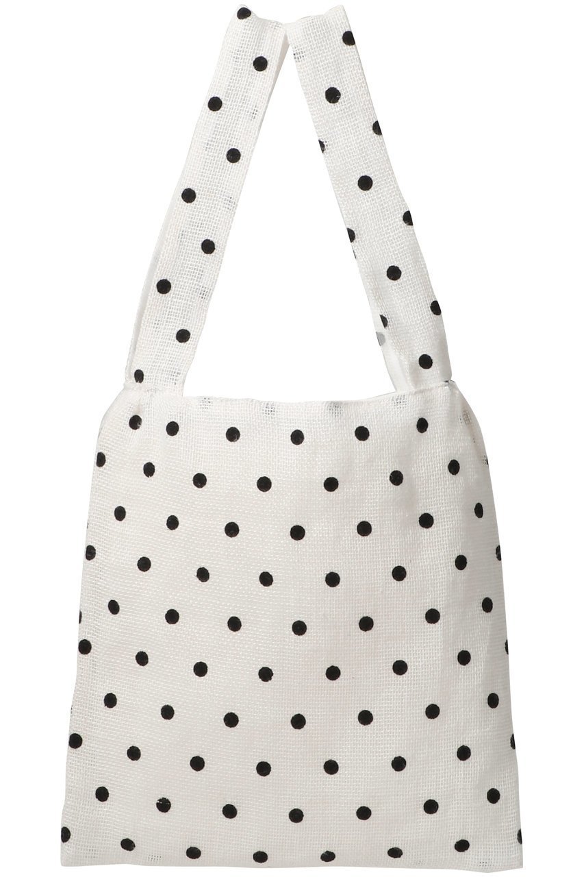 【ラドロー/LUDLOW】のPolka dot My secret bag インテリア・キッズ・メンズ・レディースファッション・服の通販 founy(ファニー) 　ファッション　Fashion　レディースファッション　Fashion for Women　バッグ　Bags　ドット　Polka Dot, Dot Pattern　リネン　Linen, Linen Fabric　夏　Summer　旅行　Travel　春　Spring　S/S・春夏　SS, Spring/Summer, Warm Season　ホワイト|ID: prp329100004410779 ipo3291000000032782884