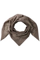 【スロウ/THROW】のEVERLY 刺繍バンダナスカーフ ブラウン|ID: prp329100004410830 ipo3291000000034952949