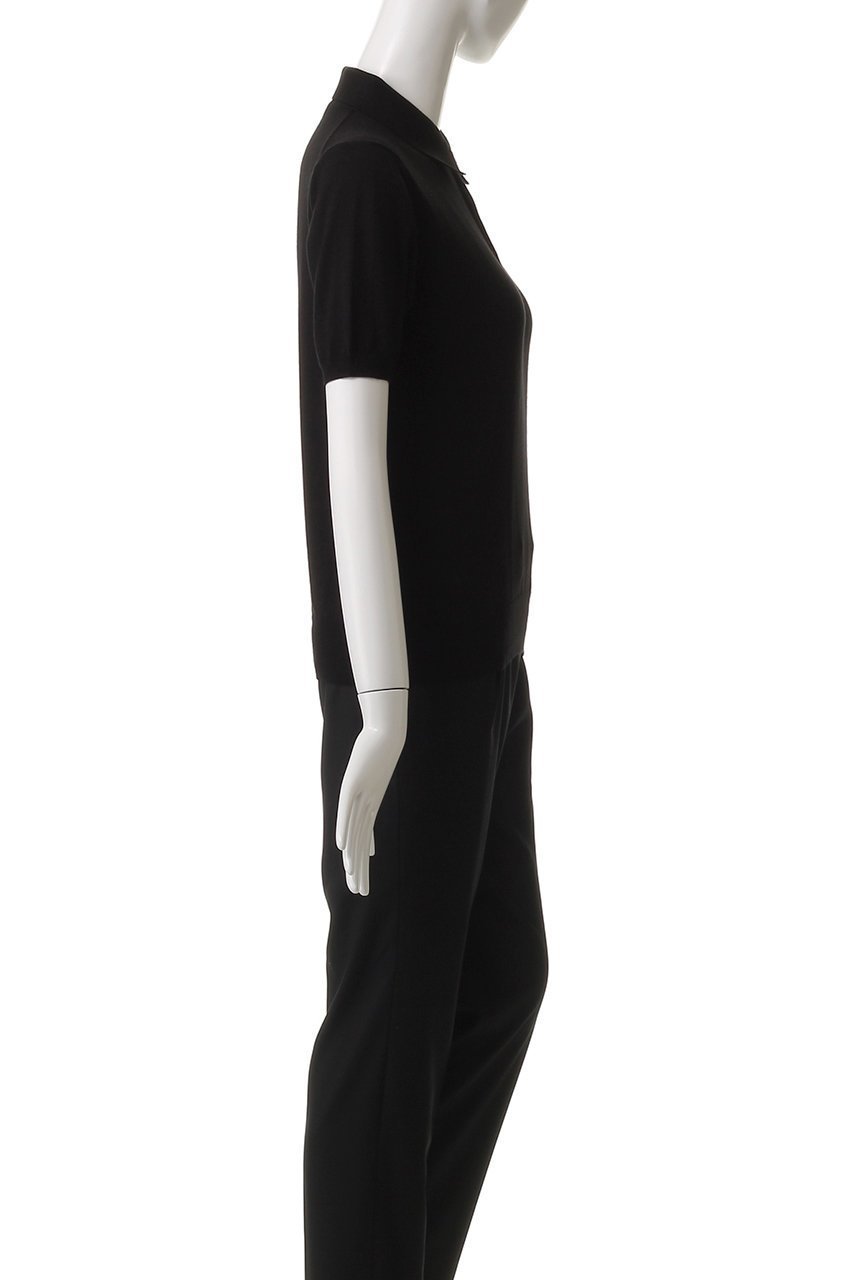 【スローン/SLOANE】の14G天竺 コットン 半袖ポロ 人気、トレンドファッション・服の通販 founy(ファニー) 　ファッション　Fashion　レディースファッション　Fashion for Women　トップス・カットソー　Cut & Sew Tops　シャツ・ブラウス・オフィスカジュアル　Elegant Blouses & Button-Ups　ポロシャツ・きれいめカジュアル　Smart-Casual Polo Tops　なめらか　Smooth, Silky Texture　シンプル　Simple, Minimal　フィット　Fit, Slim Fit　ポロシャツ　Polo Shirt, Collared Tee　エレガント 上品　Elegant　半袖　Short Sleeve, Half Sleeve　定番　Standard, Basic Item　other-3|ID: prp329100004410834 ipo3291000000032836113