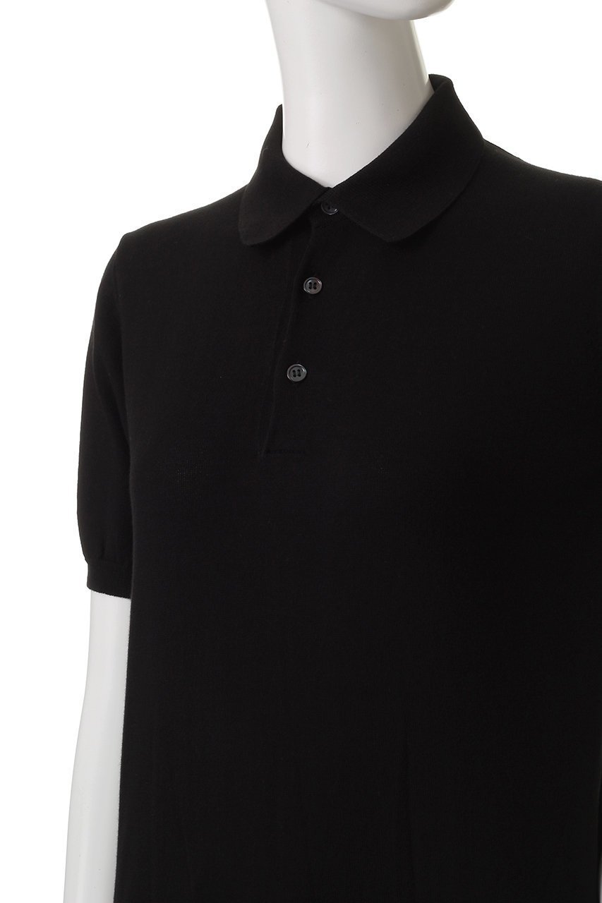 【スローン/SLOANE】の14G天竺 コットン 半袖ポロ 人気、トレンドファッション・服の通販 founy(ファニー) 　ファッション　Fashion　レディースファッション　Fashion for Women　トップス・カットソー　Cut & Sew Tops　シャツ・ブラウス・オフィスカジュアル　Elegant Blouses & Button-Ups　ポロシャツ・きれいめカジュアル　Smart-Casual Polo Tops　なめらか　Smooth, Silky Texture　シンプル　Simple, Minimal　フィット　Fit, Slim Fit　ポロシャツ　Polo Shirt, Collared Tee　エレガント 上品　Elegant　半袖　Short Sleeve, Half Sleeve　定番　Standard, Basic Item　other-5|ID: prp329100004410834 ipo3291000000032836122