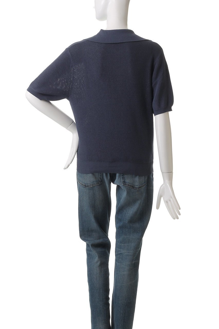 【デミーリー/DEMYLEE】のALEXA ファインピマコットン ポロカラーニットトップ 人気、トレンドファッション・服の通販 founy(ファニー) 　ファッション　Fashion　レディースファッション　Fashion for Women　トップス・カットソー　Cut & Sew Tops　ニット　Knit Tops & Sweaters　カジュアルプルオーバー・ニットトップス　Pullovers & Knit Tops / Casual Pullovers　バランス　Balance, Style Balance　フレア　Flare, Flared　マキシ　Maxi, Full Length　ワイド　Wide, Wide Fit　エレガント 上品　Elegant　other-4|ID: prp329100004410835 ipo3291000000032945313