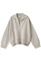 【デミーリー/DEMYLEE】のMACIA オーガニックコットン ポロカラーニットプルオーバー ホワイト|ID: prp329100004410836 ipo3291000000032932725