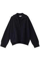 【デミーリー/DEMYLEE】のMACIA オーガニックコットン ポロカラーニットプルオーバー ネイビー|ID: prp329100004410836 ipo3291000000032932732