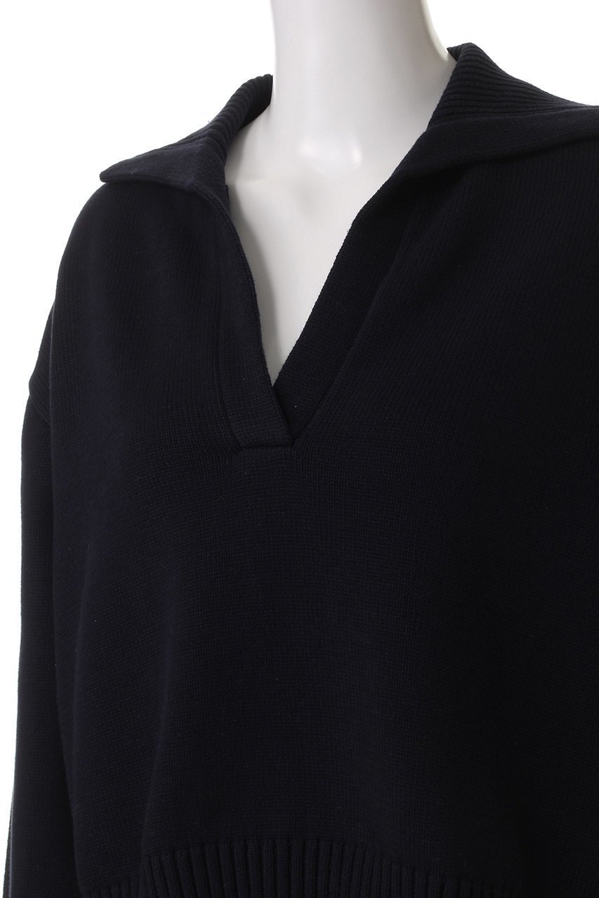 【デミーリー/DEMYLEE】のMACIA オーガニックコットン ポロカラーニットプルオーバー 人気、トレンドファッション・服の通販 founy(ファニー) 　ファッション　Fashion　レディースファッション　Fashion for Women　トップス・カットソー　Cut & Sew Tops　ニット　Knit Tops & Sweaters　カジュアルプルオーバー・ニットトップス　Pullovers & Knit Tops / Casual Pullovers　ショート　Short, Short Length　バランス　Balance, Style Balance　other-5|ID: prp329100004410836 ipo3291000000032932754