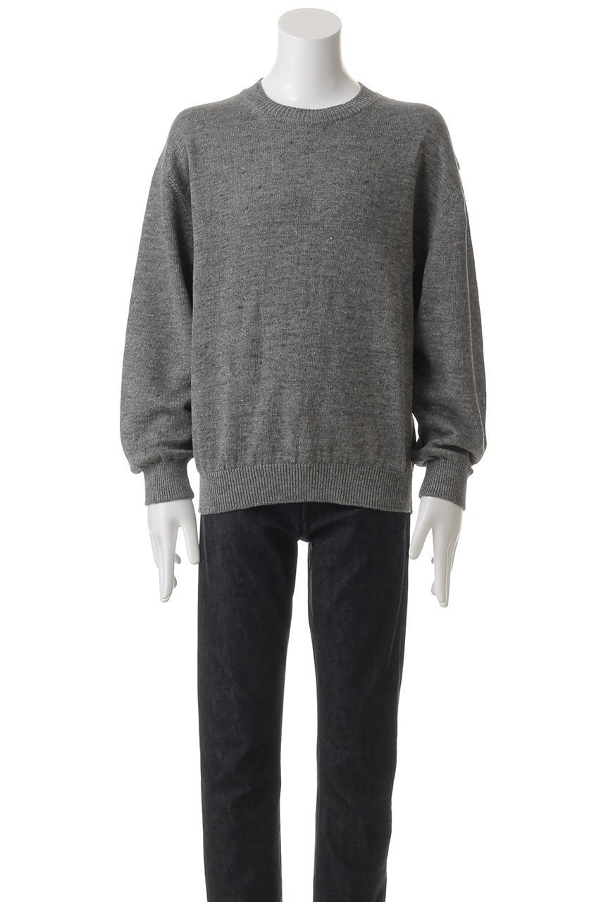【バトナー/BATONER / MEN】の【MEN】WASHED ハイカウントリネンクルーネック 人気、トレンドファッション・服の通販 founy(ファニー) 　ファッション　Fashion　メンズファッション　Fashion for Men　トップス・カットソー　Cut & Sew Tops　ニット・セーター / 定番トップス　Knit Tops & Sweaters　なめらか　Smooth, Silky Texture　フランス　France, French　ベーシック　Basic, Essential　ボトム　Bottoms, Lower Wear　リネン　Linen, Linen Fabric　定番　Standard, Basic Item　other-2|ID: prp329100004410844 ipo3291000000032945146