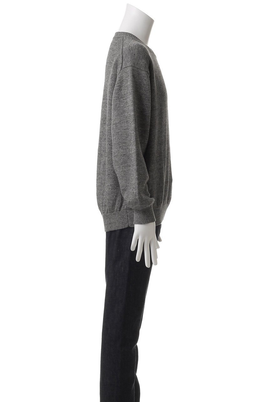 【バトナー/BATONER / MEN】の【MEN】WASHED ハイカウントリネンクルーネック 人気、トレンドファッション・服の通販 founy(ファニー) 　ファッション　Fashion　メンズファッション　Fashion for Men　トップス・カットソー　Cut & Sew Tops　ニット・セーター / 定番トップス　Knit Tops & Sweaters　なめらか　Smooth, Silky Texture　フランス　France, French　ベーシック　Basic, Essential　ボトム　Bottoms, Lower Wear　リネン　Linen, Linen Fabric　定番　Standard, Basic Item　other-3|ID: prp329100004410844 ipo3291000000032945153