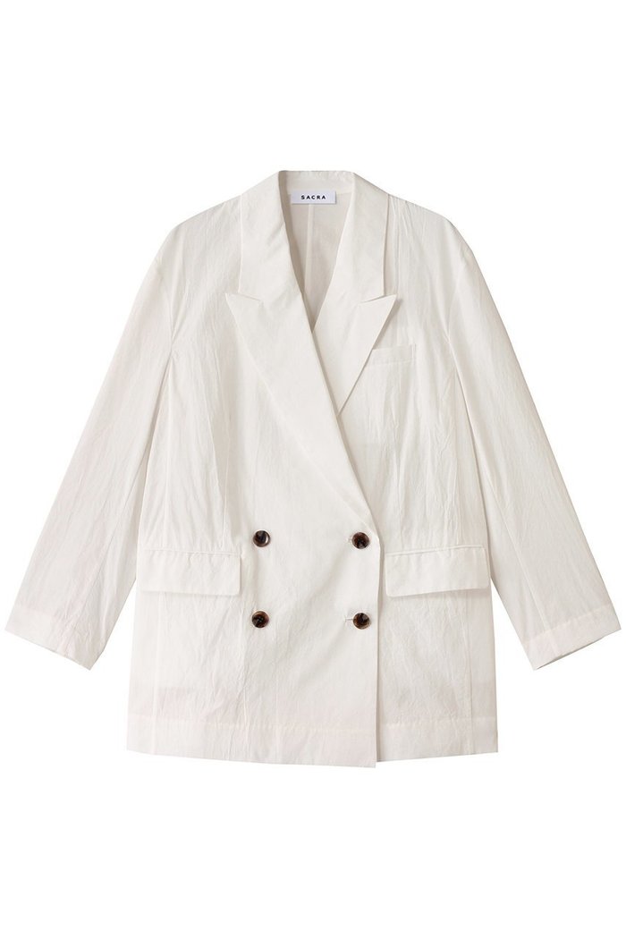 【サクラ/SACRA】のコットンタンブルジャケット インテリア・キッズ・メンズ・レディースファッション・服の通販 founy(ファニー) https://founy.com/ ファッション Fashion レディースファッション Fashion for Women アウター Coat / Outerwear Collection レディースジャケット・軽アウター Jackets おすすめ Recommended / Our Picks イタリア Italy ショート Short, Short Length ジャケット Jacket, Outerwear セットアップ Set-Up, Coordinated Outfit マニッシュ Mannish, Boyish ワッシャー Washer, Crinkled Finish 定番 Standard, Basic Item |ID: prp329100004410846 ipo3291000000034956401
