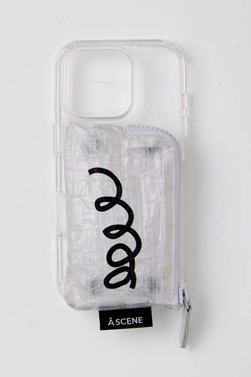 【エーシーン/A SCENE】のiPhone15/15Pro B&C Clear case with Dyneema -HIMAA- インテリア・キッズ・メンズ・レディースファッション・服の通販 founy(ファニー) 　ファッション　Fashion　レディースファッション　Fashion for Women　iPhone アイフォーン　iPhone　イラスト　Illustration　グラフィック　Graphic, Graphic Design　コラボ　Collaboration, Collab　シンプル　Simple, Minimal　スペシャル　Special, Limited Edition　プリント　Print, Printed Pattern　ポケット　Pocket, Pocket Detail　ポーチ　Pouch, Small Case　人気　Popular, Best Seller　ホワイト|ID: prp329100004410850 ipo3291000000032801823