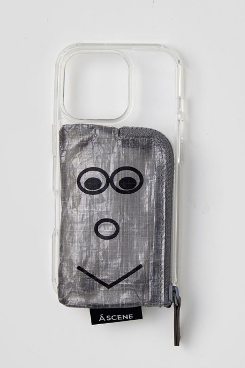 【エーシーン/A SCENE】のiPhone14/14Pro B&C Clear case with Dyneema -HIMAA- インテリア・キッズ・メンズ・レディースファッション・服の通販 founy(ファニー) 　ファッション　Fashion　レディースファッション　WOMEN　iPhone アイフォーン　Iphone　コラボ　Collaboration　プリント　Print　ポケット　Pocket　人気　Popularity　NEW・新作・新着・新入荷　New Arrivals　ブラック|ID: prp329100004410853 ipo3291000000030801971