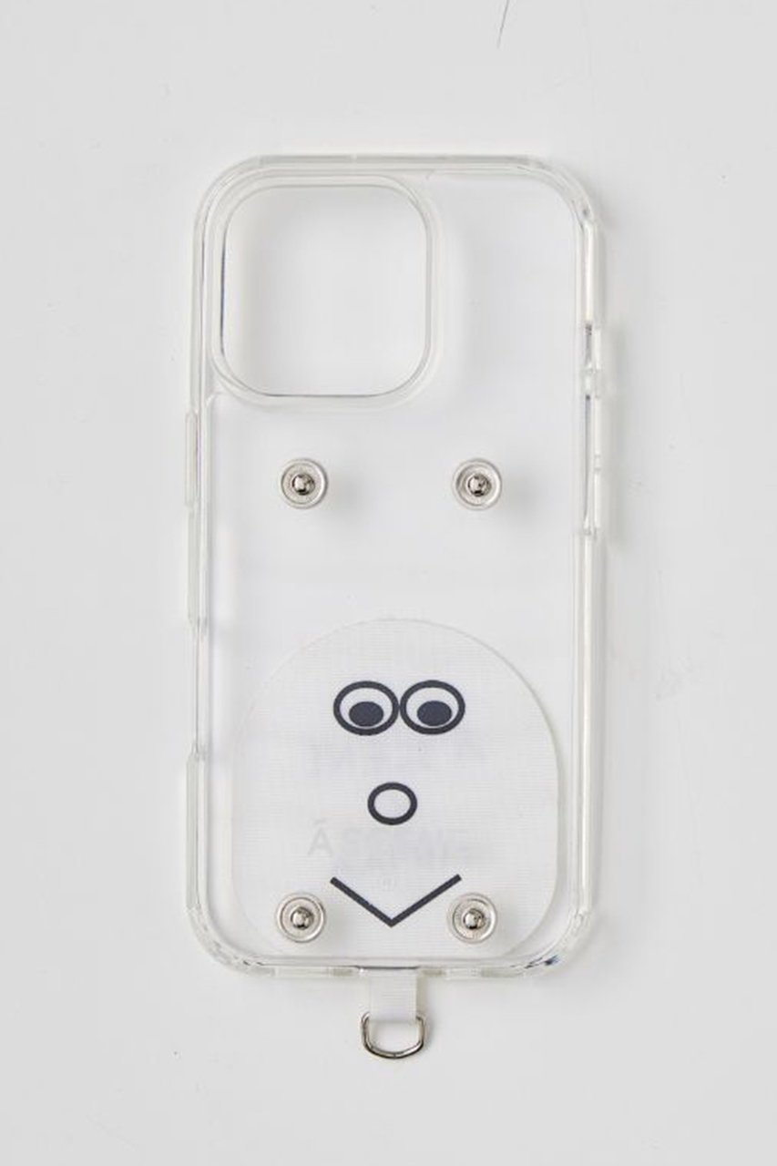 【エーシーン/A SCENE】のiPhone14/14Pro B&C Clear case with Dyneema -HIMAA- 人気、トレンドファッション・服の通販 founy(ファニー) 　ファッション　Fashion　レディースファッション　Fashion for Women　iPhone アイフォーン　iPhone　イラスト　Illustration　グラフィック　Graphic, Graphic Design　コラボ　Collaboration, Collab　シンプル　Simple, Minimal　スペシャル　Special, Limited Edition　プリント　Print, Printed Pattern　ポケット　Pocket, Pocket Detail　ポーチ　Pouch, Small Case　人気　Popular, Best Seller　other-2|ID: prp329100004410853 ipo3291000000032801849