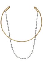 【プラス ヴァンドーム/Plus Vendome】の【ELLE SHOP限定】バイカラー レイヤード ネックレス シルバー/ゴールド|ID: prp329100004410854 ipo3291000000035660107