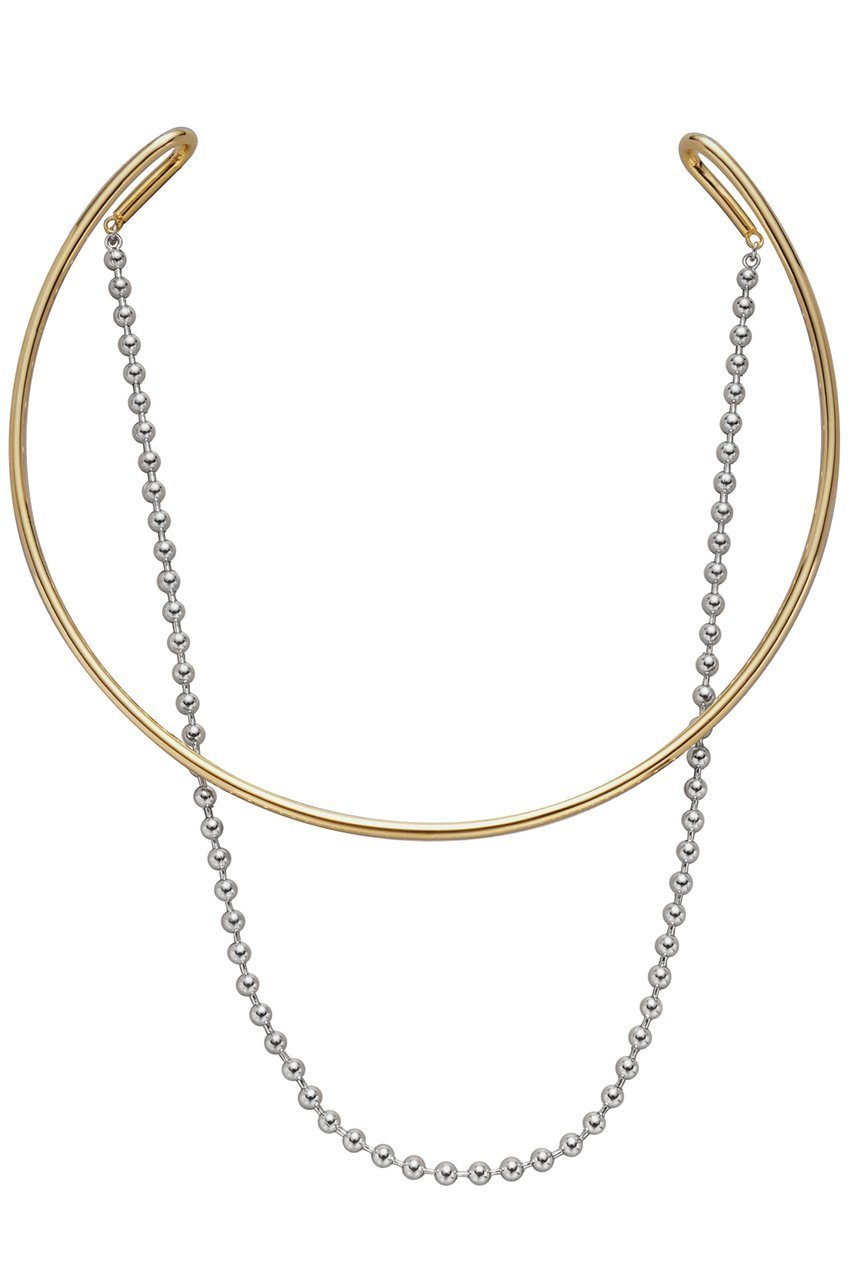 【プラス ヴァンドーム/Plus Vendome】の【ELLE SHOP限定】バイカラー レイヤード ネックレス インテリア・キッズ・メンズ・レディースファッション・服の通販 founy(ファニー) 　ファッション　Fashion　レディースファッション　Fashion for Women　ジュエリー　Jewelry　ネックレス　Necklaces & Pendants　おすすめ　Recommended / Our Picks　イエロー　Yellow　コーティング　Coating, Coated Finish　サマー　Summer, Summer Style　シルバー　Silver, Metallic Silver　チェーン　Chain, Chain Strap　ネックレス　Necklace, Pendant Necklace　シルバー/ゴールド|ID: prp329100004410854 ipo3291000000035660107