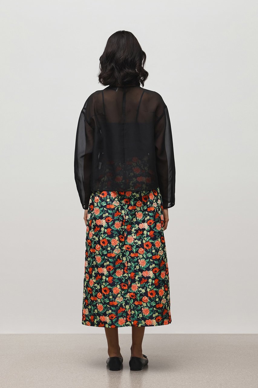 【デパリエ/DEPAREILLE】のフラワージャカードスカート 人気、トレンドファッション・服の通販 founy(ファニー) 　ファッション　Fashion　レディースファッション　WOMEN　スカート　Skirt　ロングスカート　Long Skirt　ジャカード　Jacquard　フラワー　Flower　ボックス　Box　ロング　Long　other-7|ID: prp329100004410856 ipo3291000000031604144