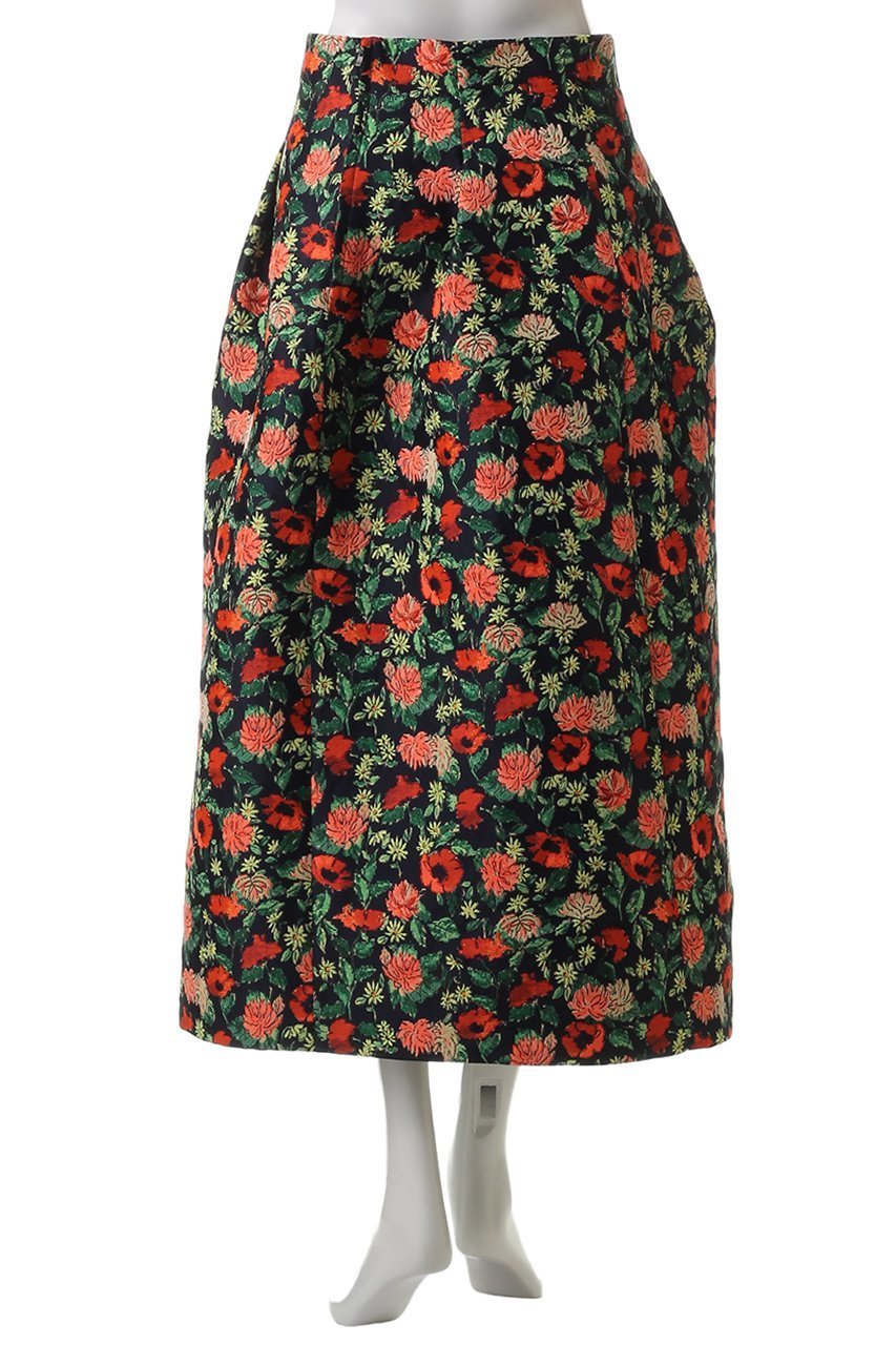【デパリエ/DEPAREILLE】のフラワージャカードスカート 人気、トレンドファッション・服の通販 founy(ファニー) 　ファッション　Fashion　レディースファッション　Fashion for Women　スカート　Skirts　ロングスカート　Long Skirts / Maxi & Midi Skirts　ジャカード／ジャガード　Jacquard, Woven Pattern　フラワー　Flower, Floral　ボックス　Boxy, Box Shape　ロング　Long, Long-Length　再入荷　Restock / Back in Stock　other-4|ID: prp329100004410856 ipo3291000000032824348