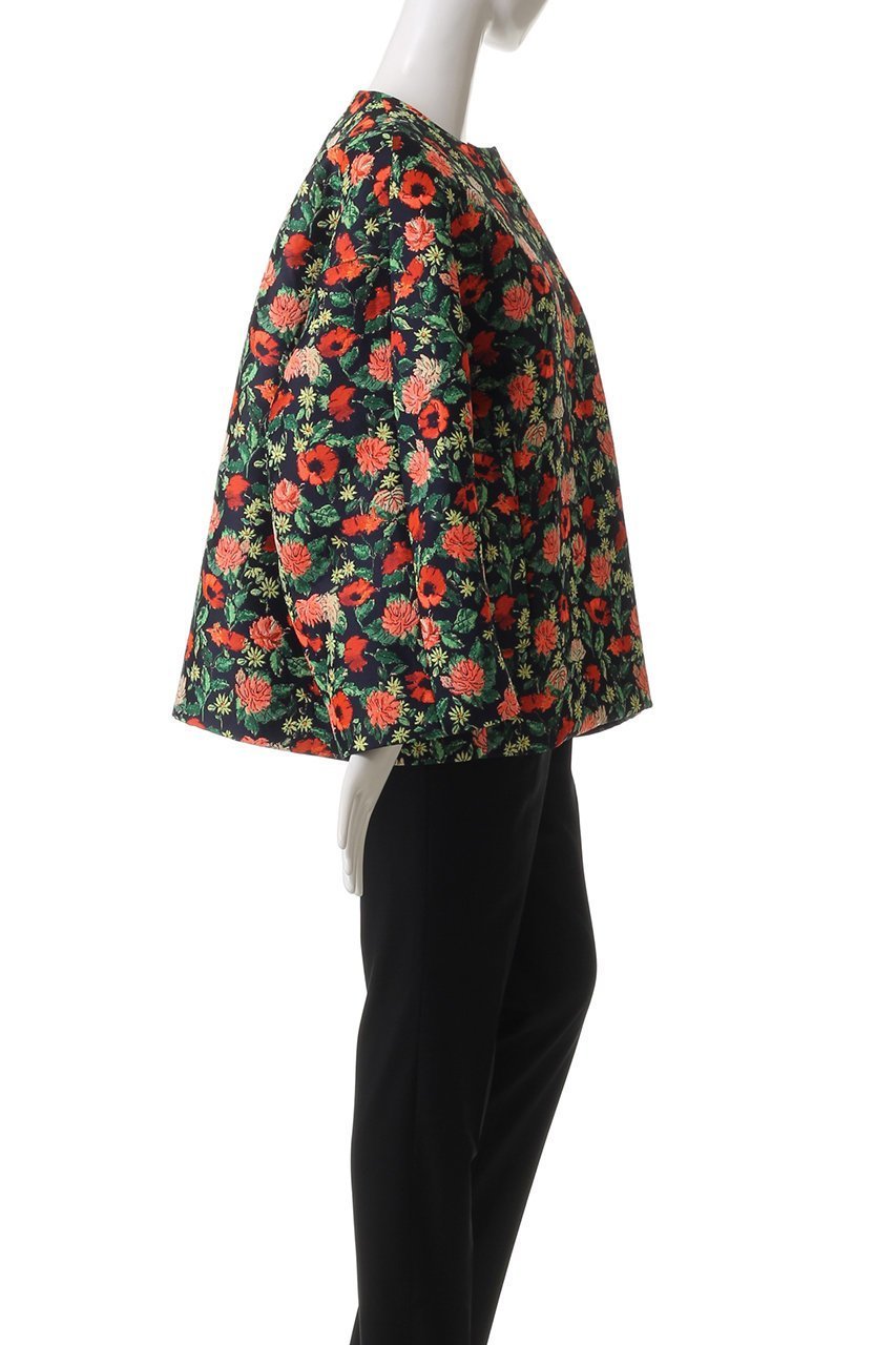 【デパリエ/DEPAREILLE】のフラワージャカードジャケット 人気、トレンドファッション・服の通販 founy(ファニー) 　ファッション　Fashion　レディースファッション　Fashion for Women　アウター　Coat / Outerwear Collection　レディースジャケット・軽アウター　Jackets　シンプル　Simple, Minimal　ジャカード／ジャガード　Jacquard, Woven Pattern　ジャケット　Jacket, Outerwear　パーティ　Party, Party Style　フラワー　Flower, Floral　other-3|ID: prp329100004410857 ipo3291000000032955688