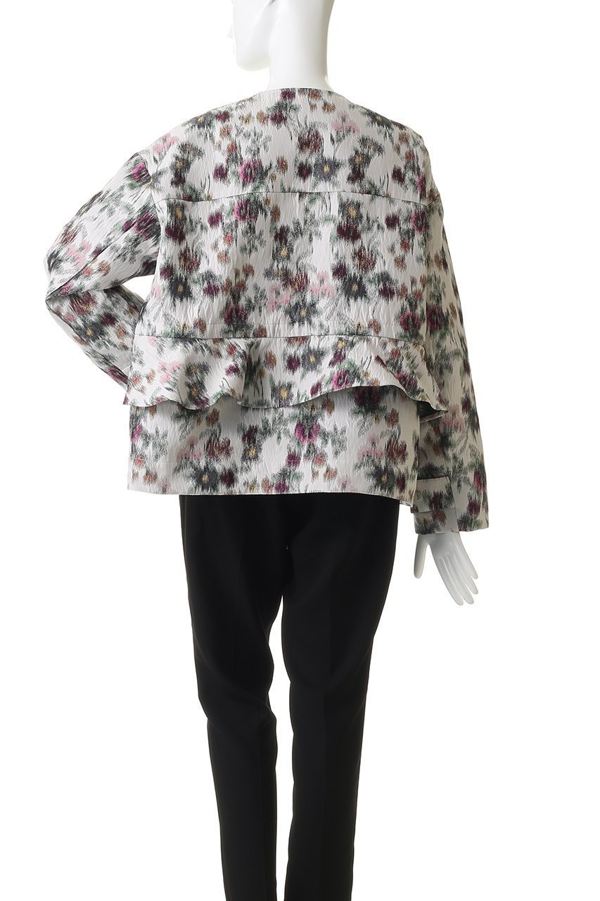 【デパリエ/DEPAREILLE】のフラワージャカードジャケット 人気、トレンドファッション・服の通販 founy(ファニー) 　ファッション　Fashion　レディースファッション　Fashion for Women　アウター　Coat / Outerwear Collection　レディースジャケット・軽アウター　Jackets　2026年　2026　ジャケット　Jacket, Outerwear　フラワー　Flower, Floral　フリル　Frill, Ruffle　夏　Summer　春　Spring　S/S・春夏　SS, Spring/Summer, Warm Season　other-4|ID: prp329100004410857 ipo3291000000035638516