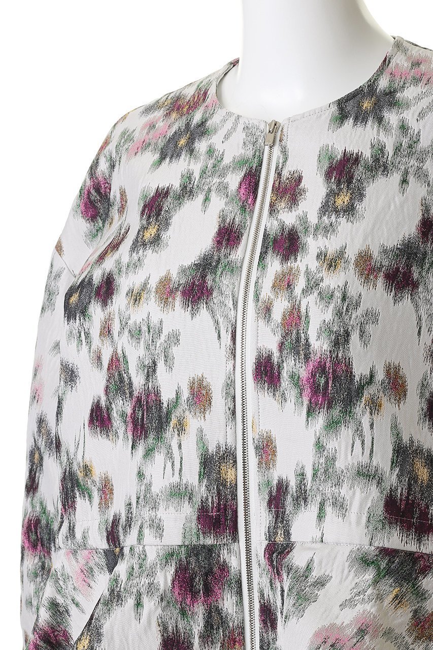 【デパリエ/DEPAREILLE】のフラワージャカードジャケット 人気、トレンドファッション・服の通販 founy(ファニー) 　ファッション　Fashion　レディースファッション　Fashion for Women　アウター　Coat / Outerwear Collection　レディースジャケット・軽アウター　Jackets　ジャケット　Jacket, Outerwear　フラワー　Flower, Floral　フリル　Frill, Ruffle　再入荷　Restock / Back in Stock　other-5|ID: prp329100004410857 ipo3291000000036130890