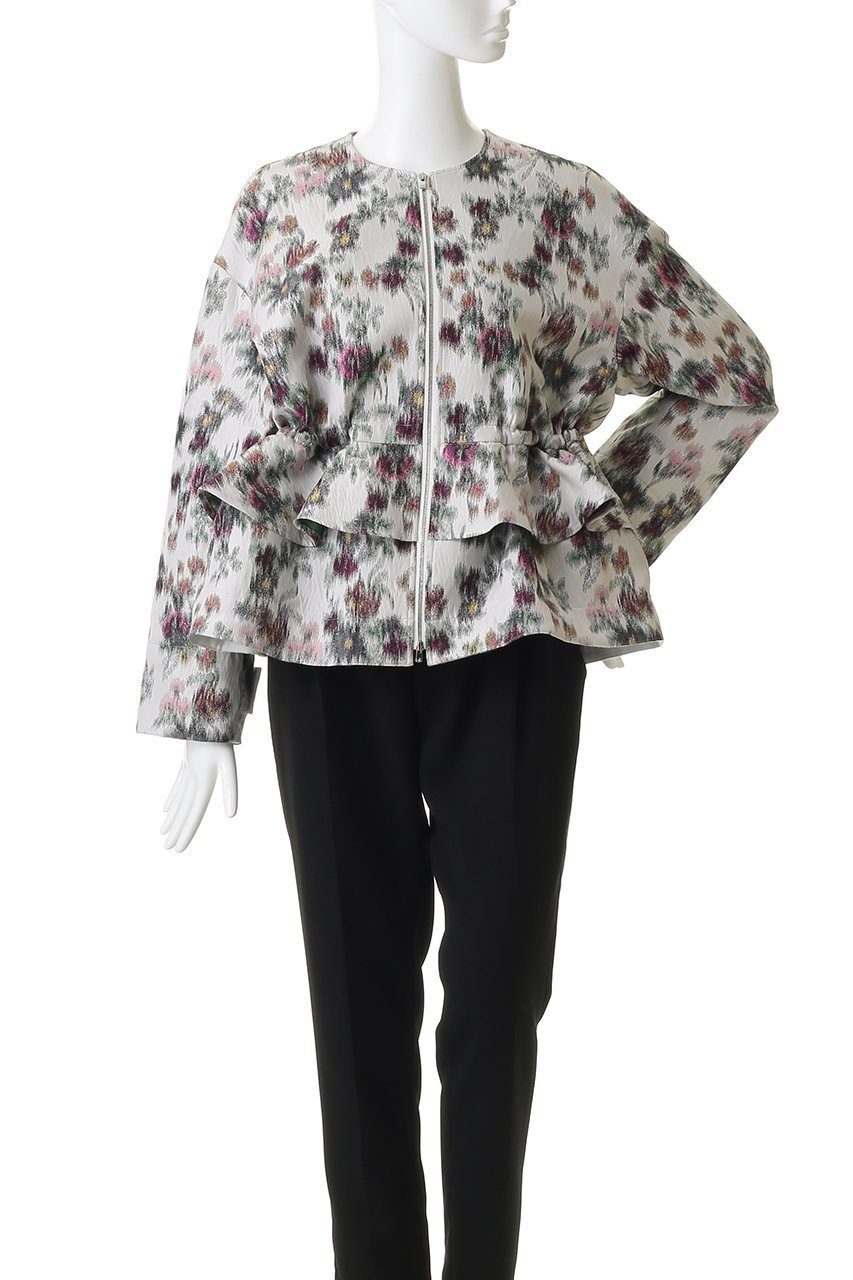 【デパリエ/DEPAREILLE】のフラワージャカードジャケット 人気、トレンドファッション・服の通販 founy(ファニー) 　ファッション　Fashion　レディースファッション　Fashion for Women　アウター　Coat / Outerwear Collection　レディースジャケット・軽アウター　Jackets　ジャケット　Jacket, Outerwear　フラワー　Flower, Floral　フリル　Frill, Ruffle　再入荷　Restock / Back in Stock　other-7|ID: prp329100004410857 ipo3291000000036130892