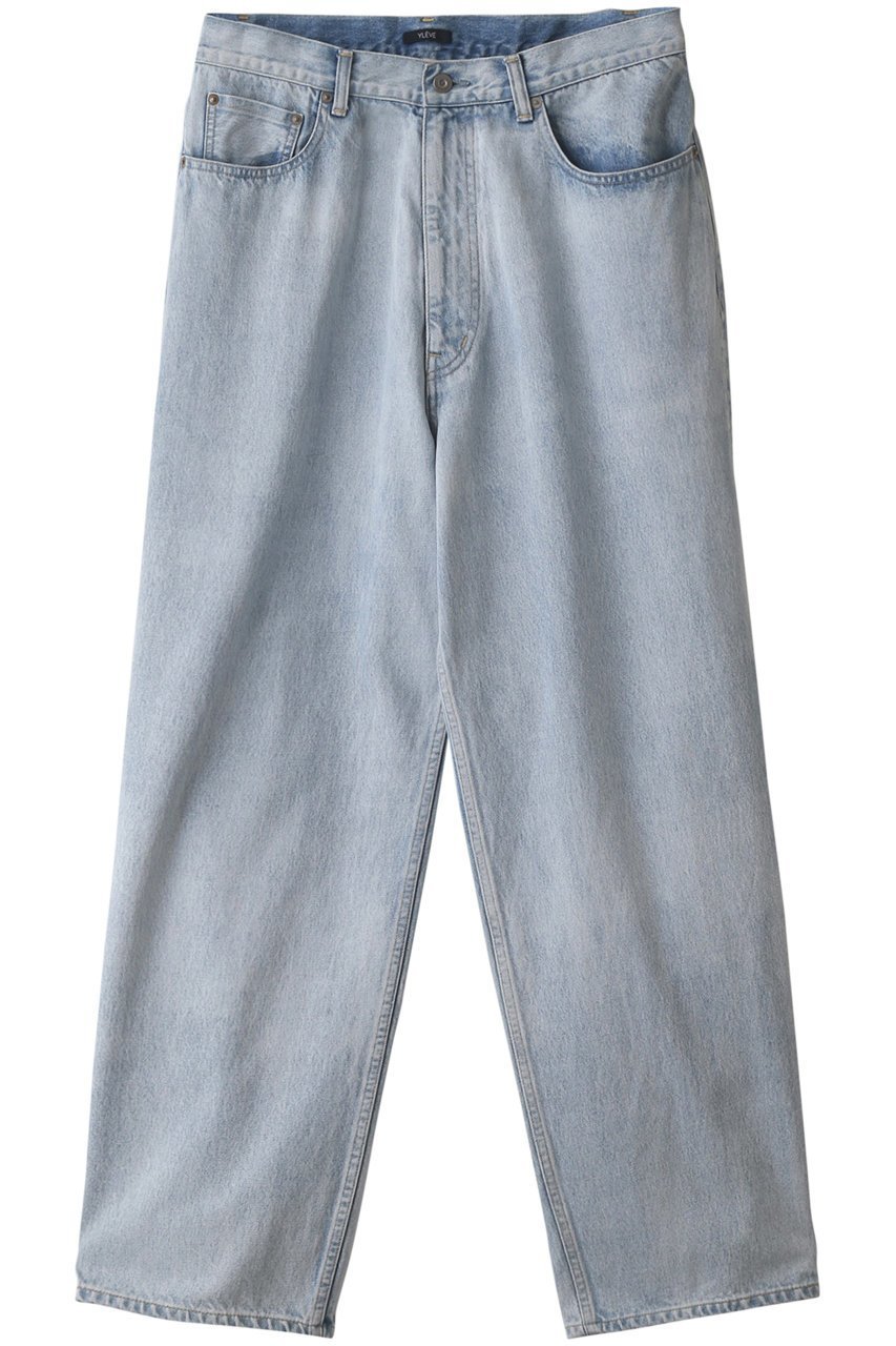 【イレーヴ/YLEVE / MEN】の【MEN】13.5oz デニムバギーフェード インテリア・キッズ・メンズ・レディースファッション・服の通販 founy(ファニー) 　ファッション　Fashion　メンズファッション　Fashion for Men　ボトムス　Bottoms　デニムパンツ・ジーンズ　Denim Pants　デニム　Denim, Jeans Material　トレンド　Trend, Trending Now　ロング　Long, Long-Length　ワイド　Wide, Wide Fit　アイスインディゴ|ID: prp329100004410861 ipo3291000000032909105