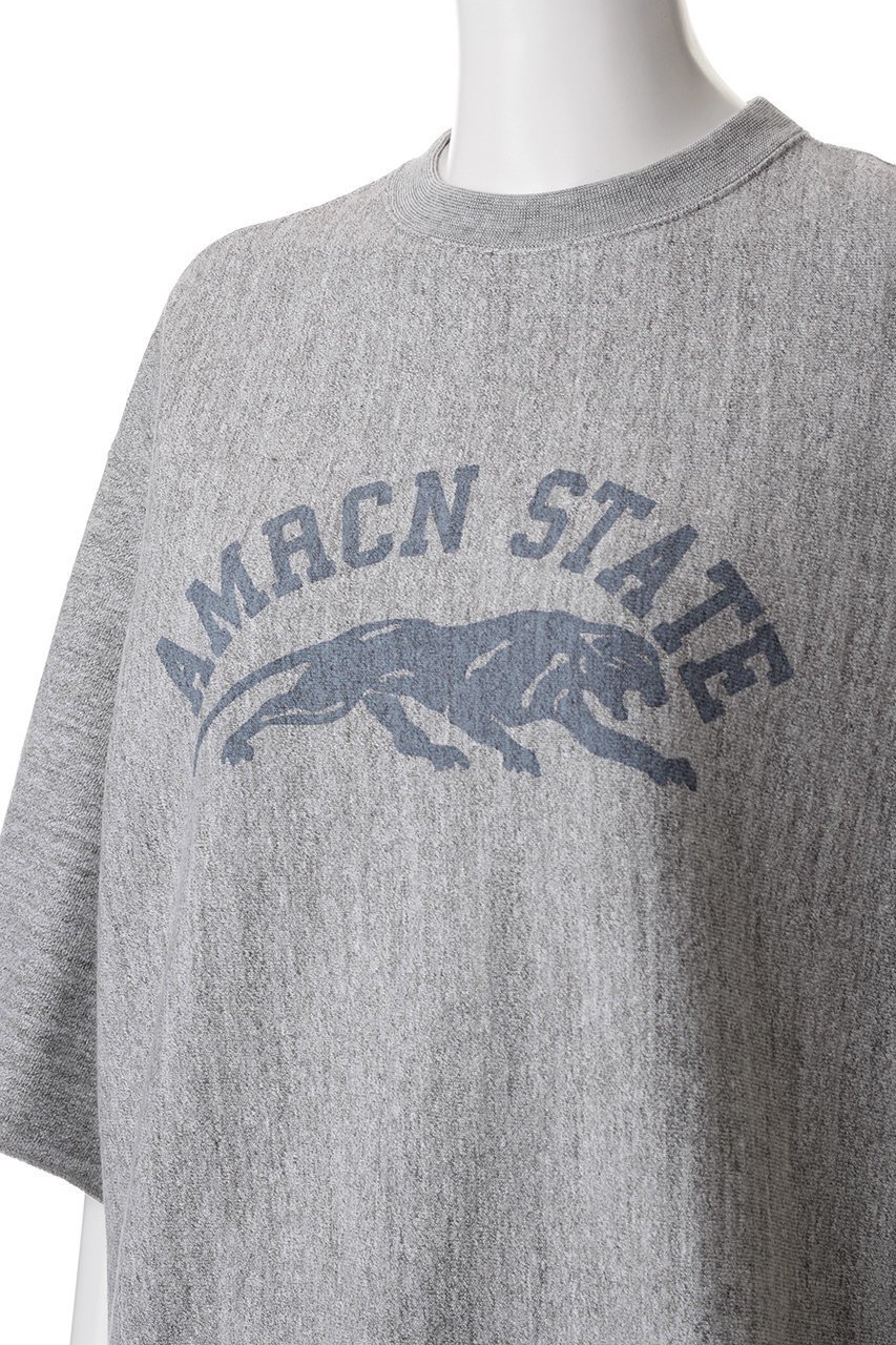 【アメリカーナ/Americana】のカットオフリヴァースウィーブスウェットシャツ 人気、トレンドファッション・服の通販 founy(ファニー) 　ファッション　Fashion　レディースファッション　Fashion for Women　トップス・カットソー　Cut & Sew Tops　シャツ・ブラウス・オフィスカジュアル　Elegant Blouses & Button-Ups　レディースパーカー・カジュアルフーディー　Casual Hoodies & Sweatshirts　ロングTシャツ・Tシャツ　Longline T-Shirts & Tees　スウェット・クルーネックトップス　Sweatshirts & Crewnecks / Relaxed Fit Sweat Tops　カットソー・ベーシックTシャツ　Cut-and-Sewn Tops / Stretch Tees & Basics　カットオフ　Cut-Off Design　スリーブ　Sleeve, Long Sleeve / Short Sleeve　フロント　Front, Front Design　プリント　Print, Printed Pattern　ロング　Long, Long-Length　other-5|ID: prp329100004410863 ipo3291000000032871752
