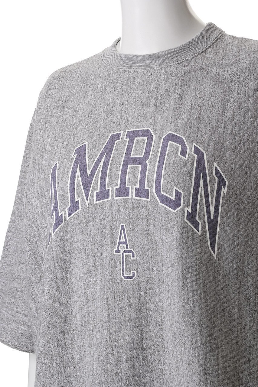 【アメリカーナ/Americana】のAMRCN カットオフリヴァースウィーブ ロゴスウェットシャツ 人気、トレンドファッション・服の通販 founy(ファニー) 　ファッション　Fashion　レディースファッション　Fashion for Women　トップス・カットソー　Cut & Sew Tops　シャツ・ブラウス・オフィスカジュアル　Elegant Blouses & Button-Ups　レディースパーカー・カジュアルフーディー　Casual Hoodies & Sweatshirts　ロングTシャツ・Tシャツ　Longline T-Shirts & Tees　スウェット・クルーネックトップス　Sweatshirts & Crewnecks / Relaxed Fit Sweat Tops　カットソー・ベーシックTシャツ　Cut-and-Sewn Tops / Stretch Tees & Basics　カットオフ　Cut-Off Design　スリーブ　Sleeve, Long Sleeve / Short Sleeve　フロント　Front, Front Design　other-5|ID: prp329100004410864 ipo3291000000032871802