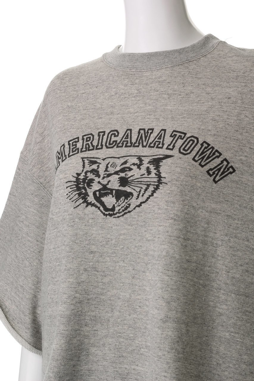 【アメリカーナ/Americana】のカットオフワイドスウェットシャツ 人気、トレンドファッション・服の通販 founy(ファニー) 　ファッション　Fashion　レディースファッション　Fashion for Women　トップス・カットソー　Cut & Sew Tops　シャツ・ブラウス・オフィスカジュアル　Elegant Blouses & Button-Ups　レディースパーカー・カジュアルフーディー　Casual Hoodies & Sweatshirts　ロングTシャツ・Tシャツ　Longline T-Shirts & Tees　スウェット・クルーネックトップス　Sweatshirts & Crewnecks / Relaxed Fit Sweat Tops　カットソー・ベーシックTシャツ　Cut-and-Sewn Tops / Stretch Tees & Basics　カットオフ　Cut-Off Design　other-5|ID: prp329100004410865 ipo3291000000032871845