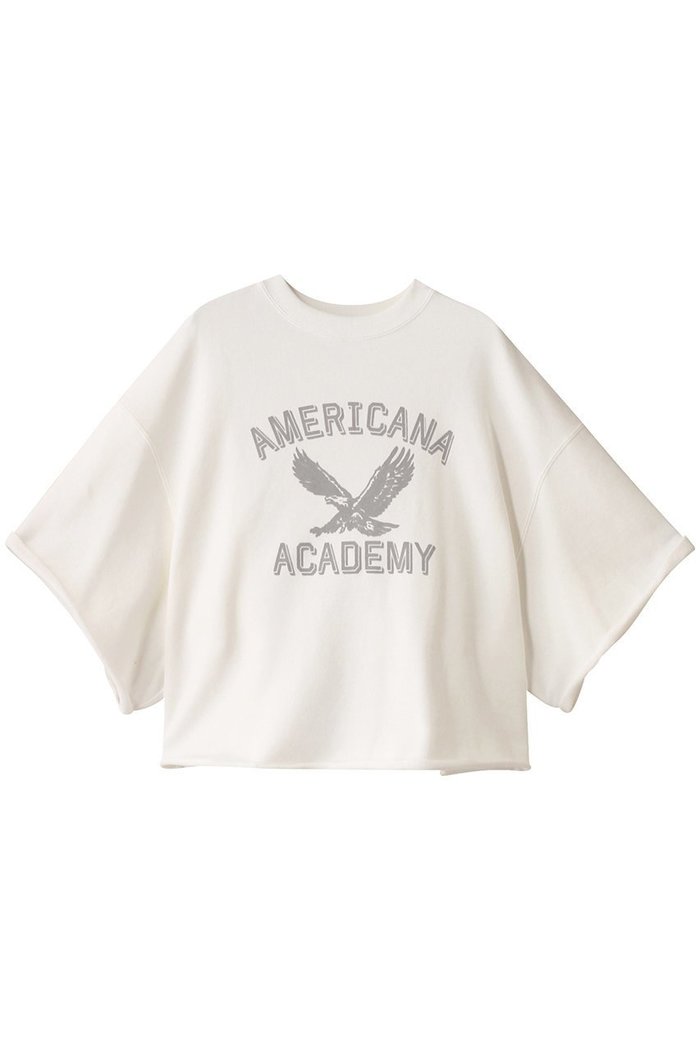 【アメリカーナ/Americana】のカットオフワイドスウェットシャツ インテリア・キッズ・メンズ・レディースファッション・服の通販 founy(ファニー) https://founy.com/ ファッション Fashion レディースファッション WOMEN トップス・カットソー Tops/Tshirt シャツ/ブラウス Shirts/Blouses パーカ Sweats ロング / Tシャツ T-Shirts スウェット Sweat カットソー Cut and Sewn カットオフ Cut Off ショート Short スリーブ Sleeve バランス Balance フォルム Form ワイド Wide |ID: prp329100004410866 ipo3291000000030802009