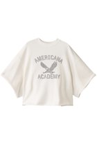 【アメリカーナ/Americana】のカットオフワイドスウェットシャツ 人気、トレンドファッション・服の通販 founy(ファニー) ファッション Fashion レディースファッション WOMEN トップス・カットソー Tops/Tshirt シャツ/ブラウス Shirts/Blouses パーカ Sweats ロング / Tシャツ T-Shirts スウェット Sweat カットソー Cut and Sewn 2025年 2025 2025春夏・S/S Ss,Spring/Summer,2025 カットオフ Cut Off ショート Short スリーブ Sleeve バランス Balance フォルム Form ワイド Wide 夏 Summer 春 Spring S/S・春夏 Ss・Spring/Summer thumbnail オフホワイト|ID: prp329100004410866 ipo3291000000030802010