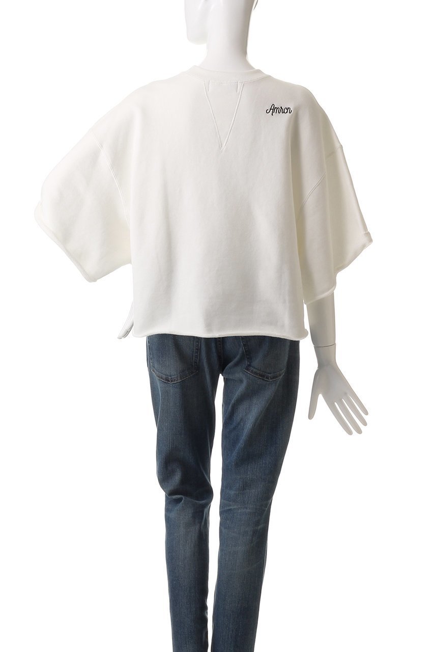 【アメリカーナ/Americana】のカットオフワイドスウェットシャツ 人気、トレンドファッション・服の通販 founy(ファニー) 　ファッション　Fashion　レディースファッション　WOMEN　トップス・カットソー　Tops/Tshirt　シャツ/ブラウス　Shirts/Blouses　パーカ　Sweats　ロング / Tシャツ　T-Shirts　スウェット　Sweat　カットソー　Cut and Sewn　カットオフ　Cut Off　ショート　Short　スリーブ　Sleeve　バランス　Balance　フォルム　Form　ワイド　Wide　other-4|ID: prp329100004410866 ipo3291000000031268122