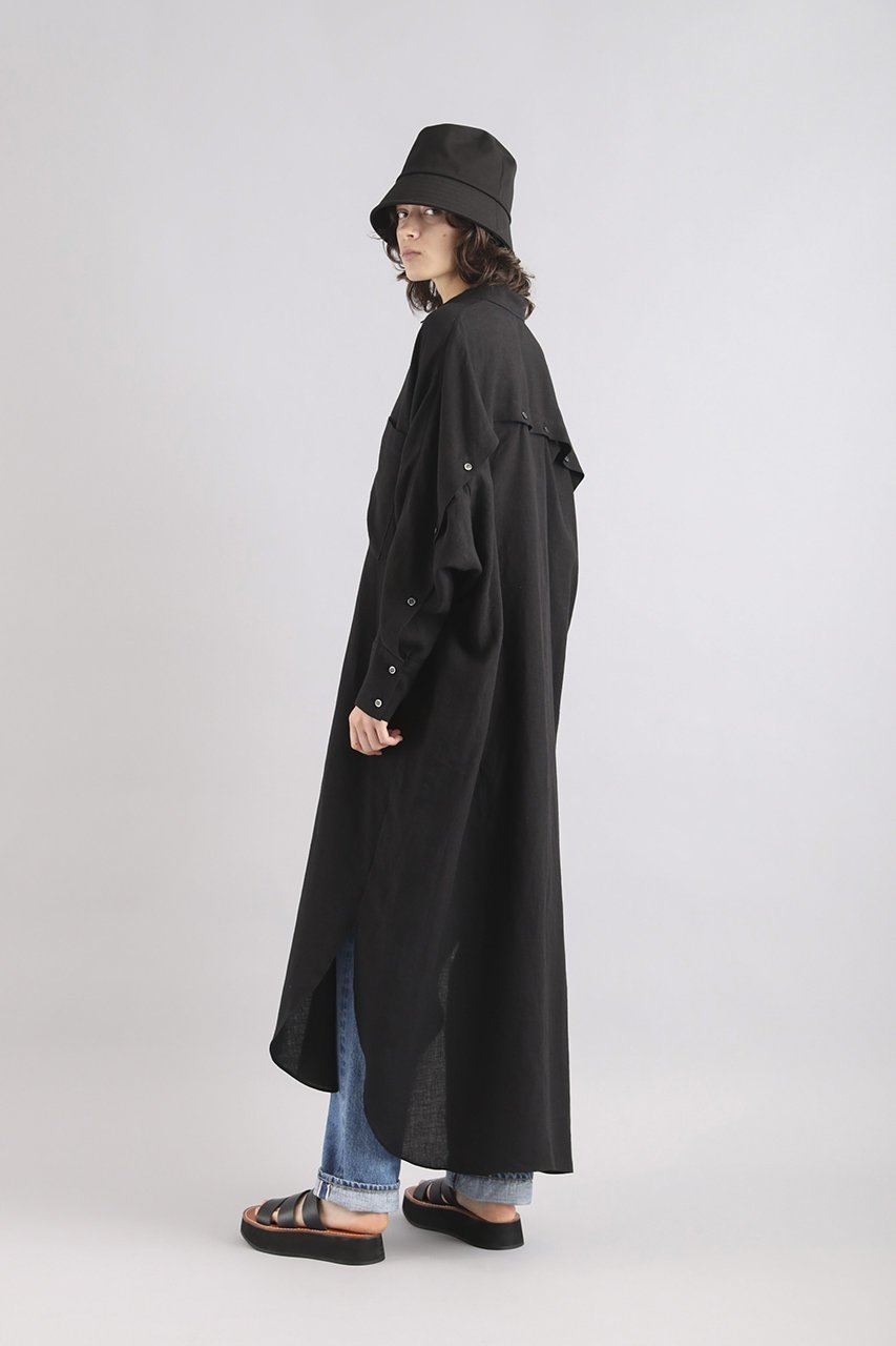 【サクラ/SACRA】のプレミアムベルギーリネンシャツワンピース 人気、トレンドファッション・服の通販 founy(ファニー) 　ファッション　Fashion　レディースファッション　WOMEN　ワンピース　Dress　シャツワンピース　Shirt Dresses　チュニック　Tunic　チュニック　Tunic　ヨーク　Yoke　リネン　Linen　ロング　Long　夏　Summer　羽織　Haori　other-6|ID: prp329100004410867 ipo3291000000031330333
