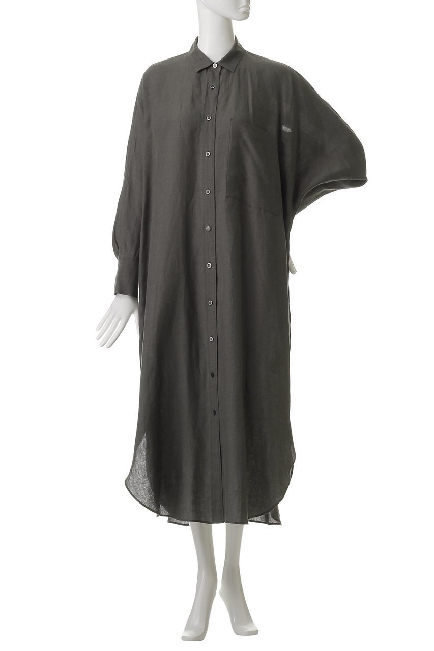 【サクラ/SACRA】のプレミアムベルギーリネンシャツワンピース 人気、トレンドファッション・服の通販 founy(ファニー) 　ファッション　Fashion　レディースファッション　Fashion for Women　ワンピース　Dresses　シャツワンピース / 1枚で着映えコーデ　Shirt Dresses　チュニック　Tunic Tops & Dresses　チュニック　Tunic, Long Top　ヨーク　Yoke, Yoke Design　リネン　Linen, Linen Fabric　ロング　Long, Long-Length　夏　Summer　羽織　Haori, Light Jacket　other-2|ID: prp329100004410867 ipo3291000000032856142