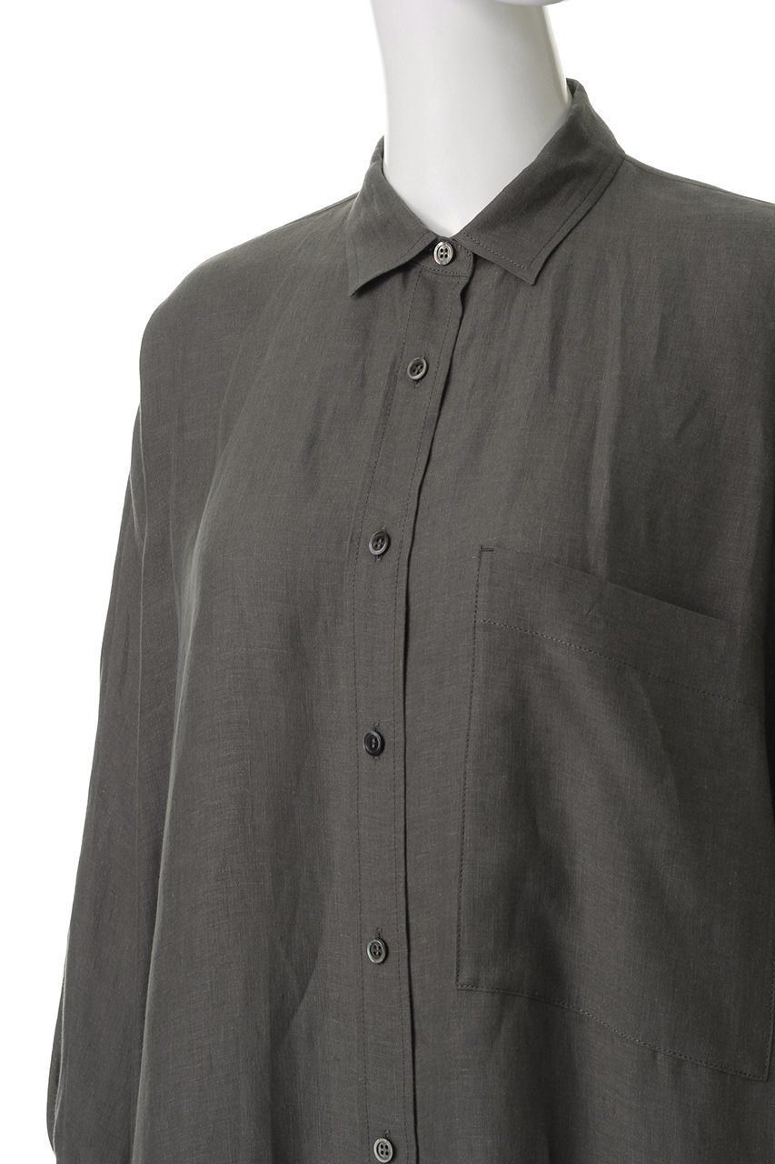 【サクラ/SACRA】のプレミアムベルギーリネンシャツワンピース 人気、トレンドファッション・服の通販 founy(ファニー) 　ファッション　Fashion　レディースファッション　Fashion for Women　ワンピース　Dresses　シャツワンピース / 1枚で着映えコーデ　Shirt Dresses　チュニック　Tunic Tops & Dresses　チュニック　Tunic, Long Top　ヨーク　Yoke, Yoke Design　リネン　Linen, Linen Fabric　ロング　Long, Long-Length　夏　Summer　羽織　Haori, Light Jacket　other-5|ID: prp329100004410867 ipo3291000000032856155
