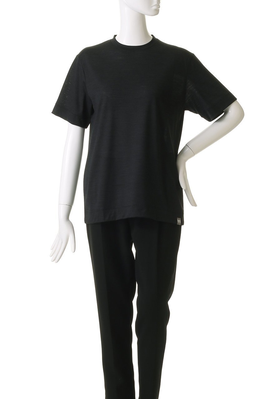 【スローン/SLOANE】のウール×ポリエステル Tシャツ 人気、トレンドファッション・服の通販 founy(ファニー) 　ファッション　Fashion　レディースファッション　Fashion for Women　トップス・カットソー　Cut & Sew Tops　シャツ・ブラウス・オフィスカジュアル　Elegant Blouses & Button-Ups　ロングTシャツ・Tシャツ　Longline T-Shirts & Tees　カットソー・ベーシックTシャツ　Cut-and-Sewn Tops / Stretch Tees & Basics　ショート　Short, Short Length　スリーブ　Sleeve, Long Sleeve / Short Sleeve　トレンド　Trend, Trending Now　ベーシック　Basic, Essential　定番　Standard, Basic Item　other-2|ID: prp329100004410868 ipo3291000000034954317