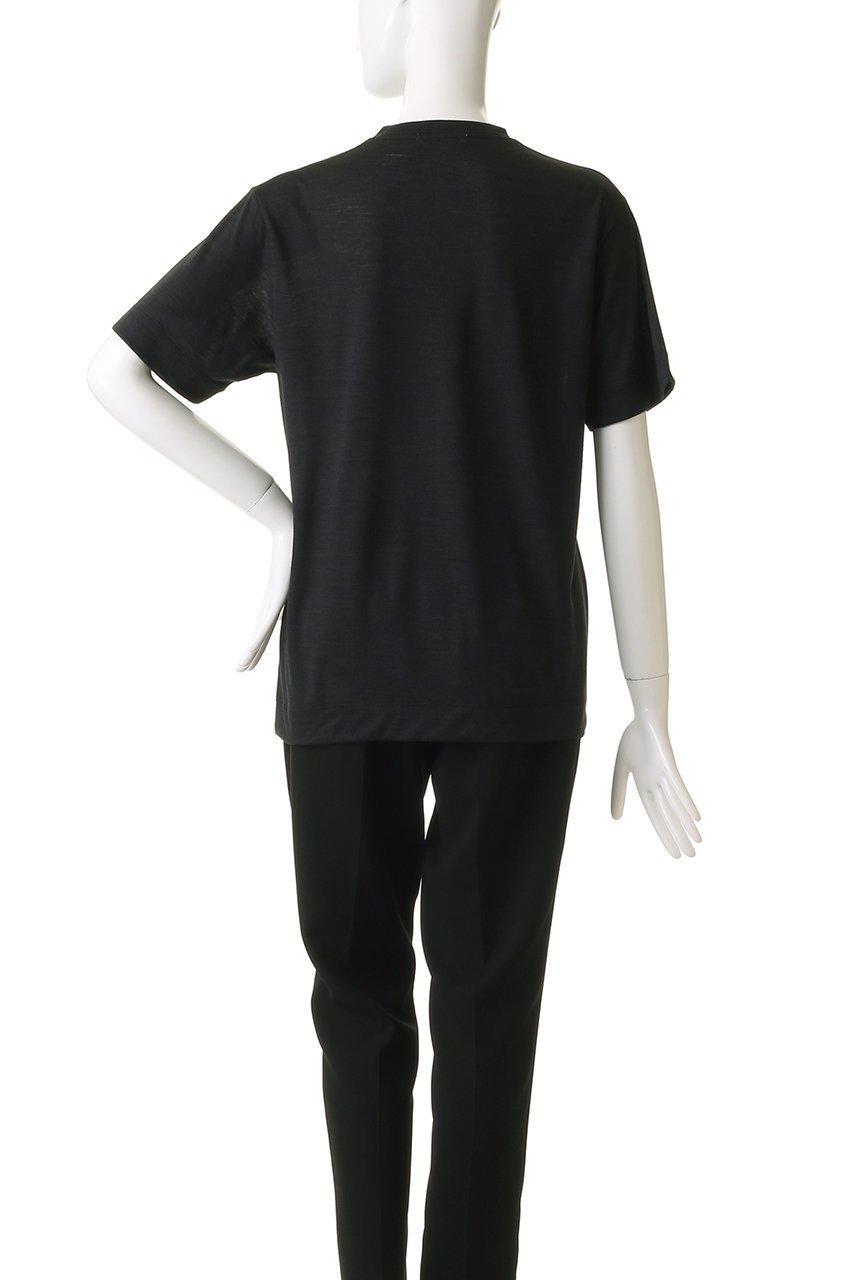 【スローン/SLOANE】のウール×ポリエステル Tシャツ 人気、トレンドファッション・服の通販 founy(ファニー) 　ファッション　Fashion　レディースファッション　Fashion for Women　トップス・カットソー　Cut & Sew Tops　シャツ・ブラウス・オフィスカジュアル　Elegant Blouses & Button-Ups　ロングTシャツ・Tシャツ　Longline T-Shirts & Tees　カットソー・ベーシックTシャツ　Cut-and-Sewn Tops / Stretch Tees & Basics　ショート　Short, Short Length　スリーブ　Sleeve, Long Sleeve / Short Sleeve　トレンド　Trend, Trending Now　ベーシック　Basic, Essential　定番　Standard, Basic Item　other-4|ID: prp329100004410868 ipo3291000000034954322