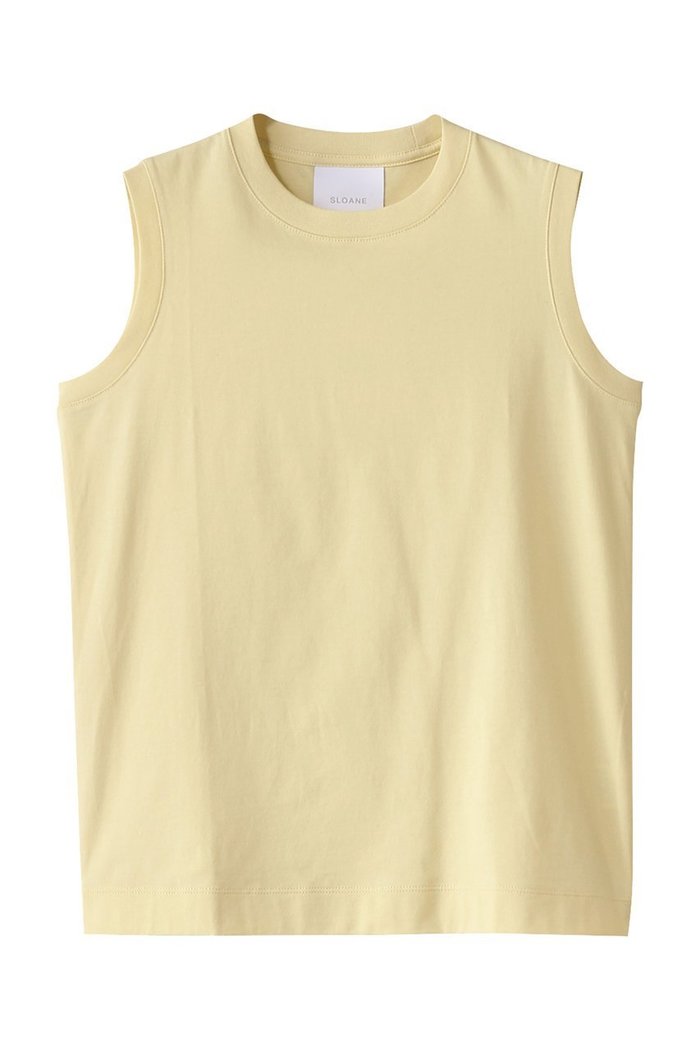 【スローン/SLOANE】の60/2コットン天竺 ノースリーブ インテリア・キッズ・メンズ・レディースファッション・服の通販 founy(ファニー) https://founy.com/ ファッション Fashion レディースファッション Fashion for Women トップス・カットソー Cut & Sew Tops キャミソール&ノースリーブ Camisoles & Sleeveless Tops シャツ・ブラウス・オフィスカジュアル Elegant Blouses & Button-Ups ロングTシャツ・Tシャツ Longline T-Shirts & Tees カットソー・ベーシックTシャツ Cut-and-Sewn Tops / Stretch Tees & Basics なめらか Smooth, Silky Texture キャミソール Camisole, Spaghetti Strap Top シンプル Simple, Minimal タンク Tank Top, Sleeveless Top ノースリーブ Sleeveless, No-Sleeve 定番 Standard, Basic Item |ID: prp329100004410869 ipo3291000000032871536