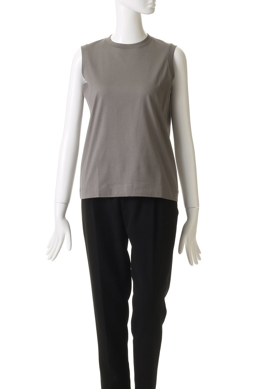 【スローン/SLOANE】の60/2コットン天竺 ノースリーブ 人気、トレンドファッション・服の通販 founy(ファニー) 　ファッション　Fashion　レディースファッション　Fashion for Women　トップス・カットソー　Cut & Sew Tops　キャミソール&ノースリーブ　Camisoles & Sleeveless Tops　シャツ・ブラウス・オフィスカジュアル　Elegant Blouses & Button-Ups　ロングTシャツ・Tシャツ　Longline T-Shirts & Tees　カットソー・ベーシックTシャツ　Cut-and-Sewn Tops / Stretch Tees & Basics　なめらか　Smooth, Silky Texture　キャミソール　Camisole, Spaghetti Strap Top　シンプル　Simple, Minimal　タンク　Tank Top, Sleeveless Top　ノースリーブ　Sleeveless, No-Sleeve　定番　Standard, Basic Item　other-2|ID: prp329100004410869 ipo3291000000032871559