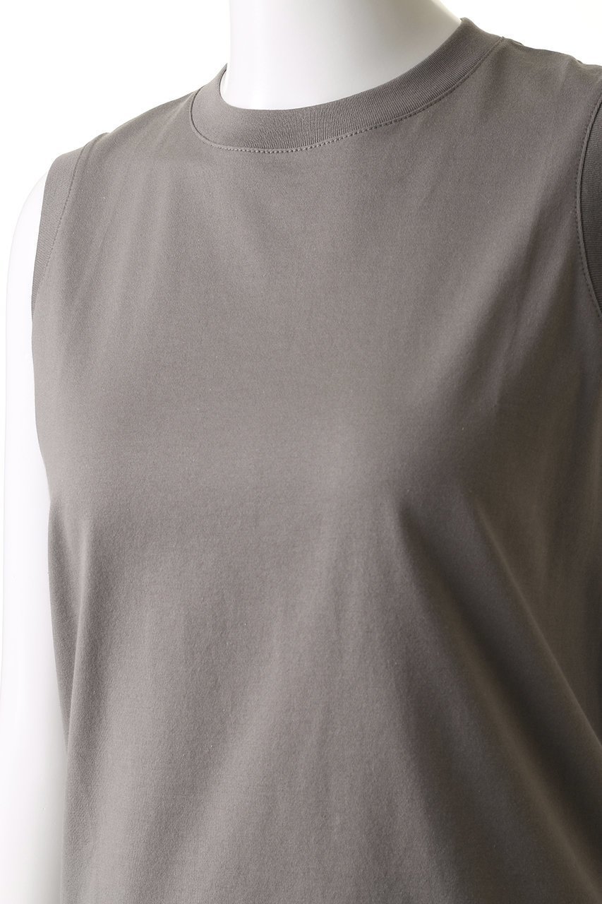 【スローン/SLOANE】の60/2コットン天竺 ノースリーブ 人気、トレンドファッション・服の通販 founy(ファニー) 　ファッション　Fashion　レディースファッション　Fashion for Women　トップス・カットソー　Cut & Sew Tops　キャミソール&ノースリーブ　Camisoles & Sleeveless Tops　シャツ・ブラウス・オフィスカジュアル　Elegant Blouses & Button-Ups　ロングTシャツ・Tシャツ　Longline T-Shirts & Tees　カットソー・ベーシックTシャツ　Cut-and-Sewn Tops / Stretch Tees & Basics　なめらか　Smooth, Silky Texture　キャミソール　Camisole, Spaghetti Strap Top　シンプル　Simple, Minimal　タンク　Tank Top, Sleeveless Top　ノースリーブ　Sleeveless, No-Sleeve　定番　Standard, Basic Item　other-5|ID: prp329100004410869 ipo3291000000032871577