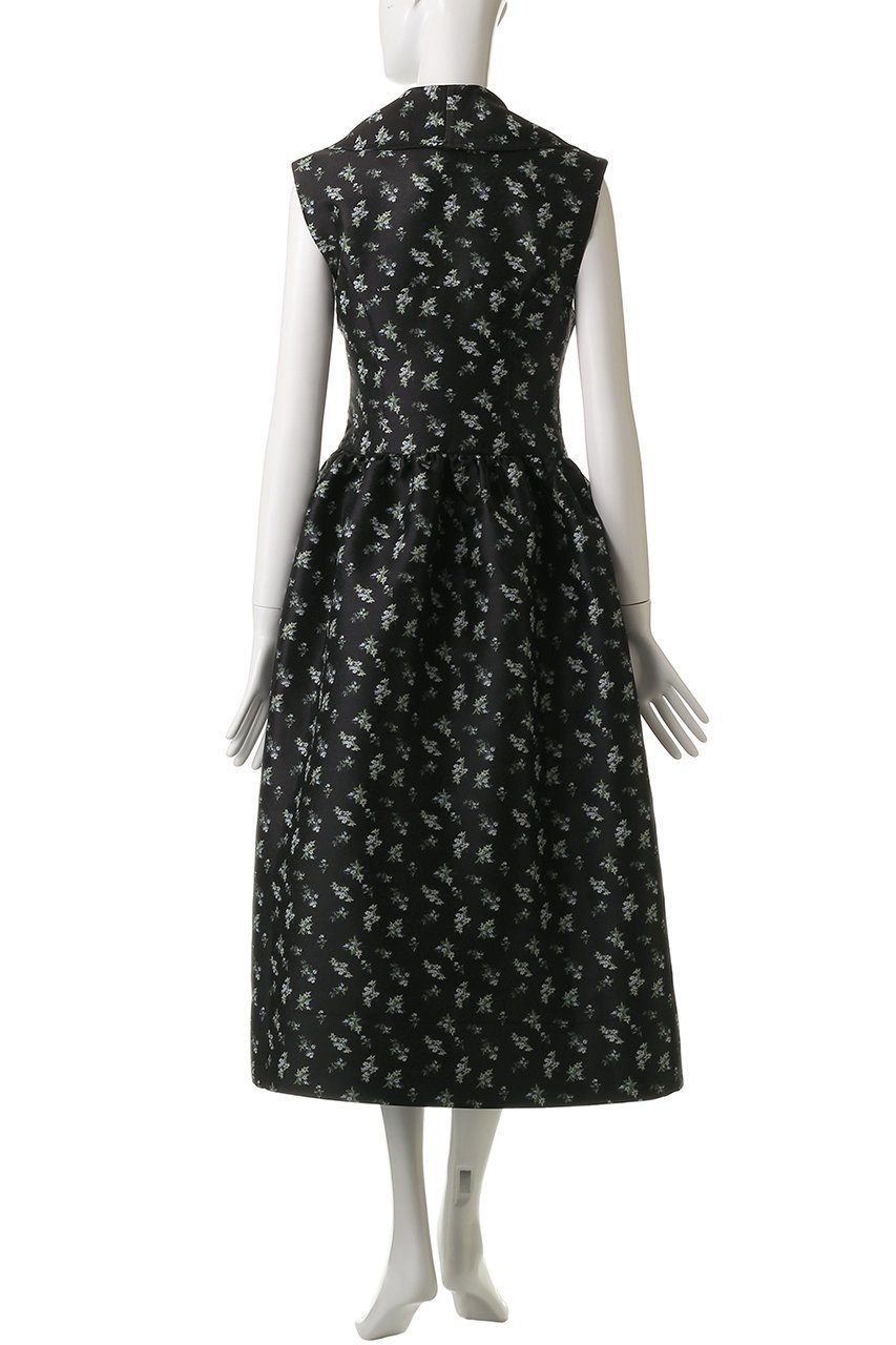 【ガニー/GANNI】のFloral Jacquard Midi ドレス 人気、トレンドファッション・服の通販 founy(ファニー) 　ファッション　Fashion　レディースファッション　Fashion for Women　ワンピース　Dresses　フォーマル・パーティードレス・結婚式用ドレス　Elegant & Casual Dresses　チュニック　Tunic Tops & Dresses　クラシカル　Classical, Vintage-Inspired　ジャカード／ジャガード　Jacquard, Woven Pattern　チュニック　Tunic, Long Top　ドレス　Dress, One-Piece　フレア　Flare, Flared　other-4|ID: prp329100004410875 ipo3291000000032785242
