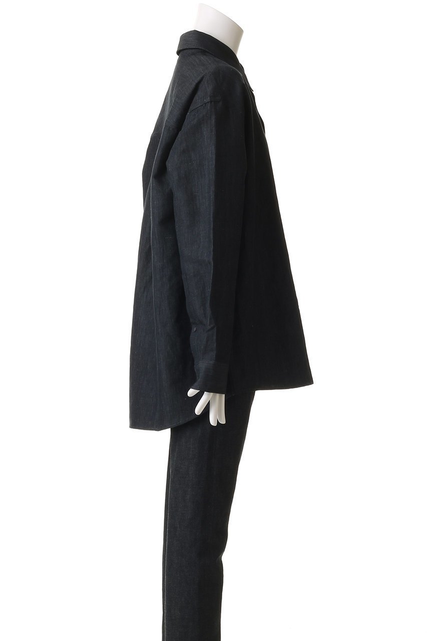 【スタジオ ニコルソン/STUDIO NICHOLSON】の【UNISEX】OLI オーバーサイズシャツ 人気、トレンドファッション・服の通販 founy(ファニー) 　ファッション　Fashion　レディースファッション　Fashion for Women　トップス・カットソー　Cut & Sew Tops　シャツ・ブラウス・オフィスカジュアル　Elegant Blouses & Button-Ups　ユニセックス　Unisex, Genderless　シンプル　Simple, Minimal　スリーブ　Sleeve, Long Sleeve / Short Sleeve　リネン　Linen, Linen Fabric　ロング　Long, Long-Length　夏　Summer　春　Spring　S/S・春夏　SS, Spring/Summer, Warm Season　羽織　Haori, Light Jacket　other-3|ID: prp329100004410877 ipo3291000000034955655