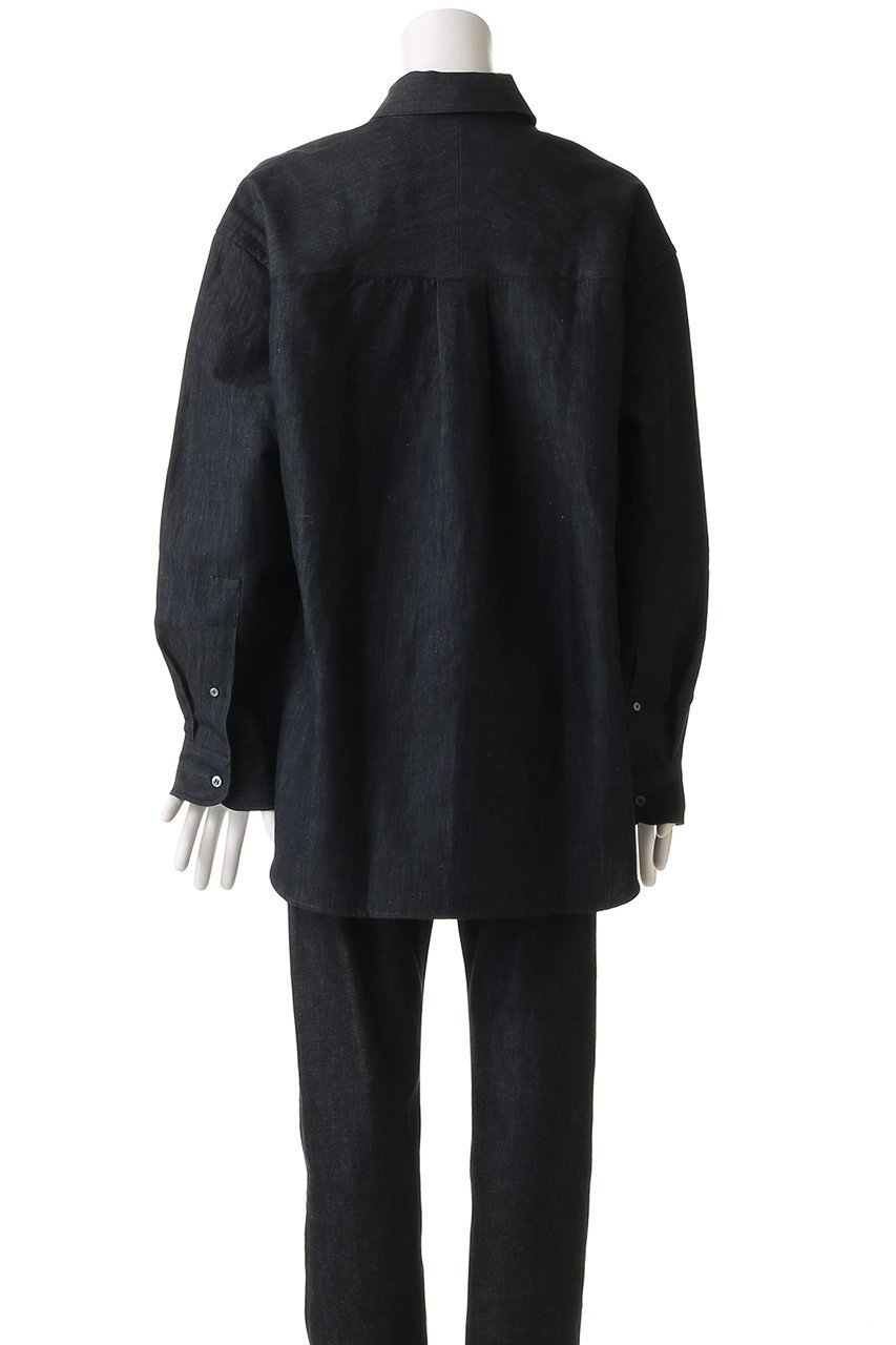 【スタジオ ニコルソン/STUDIO NICHOLSON】の【UNISEX】OLI オーバーサイズシャツ 人気、トレンドファッション・服の通販 founy(ファニー) 　ファッション　Fashion　レディースファッション　Fashion for Women　トップス・カットソー　Cut & Sew Tops　シャツ・ブラウス・オフィスカジュアル　Elegant Blouses & Button-Ups　ユニセックス　Unisex, Genderless　シンプル　Simple, Minimal　スリーブ　Sleeve, Long Sleeve / Short Sleeve　リネン　Linen, Linen Fabric　ロング　Long, Long-Length　夏　Summer　春　Spring　S/S・春夏　SS, Spring/Summer, Warm Season　羽織　Haori, Light Jacket　other-4|ID: prp329100004410877 ipo3291000000034955656