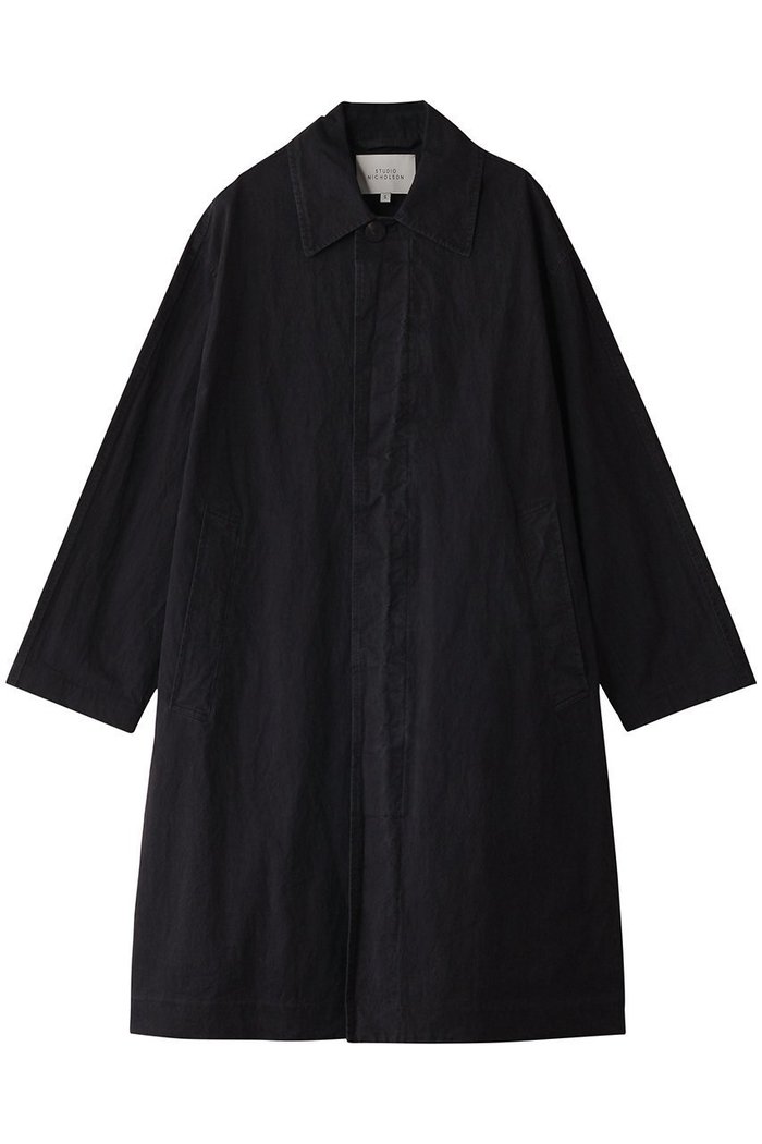 【スタジオ ニコルソン/STUDIO NICHOLSON】の【UNISEX】NEVIS コットンナイロン ロングコート インテリア・キッズ・メンズ・レディースファッション・服の通販 founy(ファニー) https://founy.com/ ファッション Fashion レディースファッション Fashion for Women アウター Coat / Outerwear Collection コート・ロングコート・ピーコート Long Coats, Peacoats & More ユニセックス Unisex, Genderless シンプル Simple, Minimal ロング Long, Long-Length 羽織 Haori, Light Jacket 軽量 Lightweight, Ultra Light |ID: prp329100004410878 ipo3291000000034956157