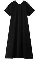 【スローン/SLOANE】のピュアオーガニックコットン バックタック半袖ワンピース ブラック|ID: prp329100004410889 ipo3291000000032875736