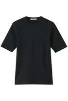 【スローン/SLOANE】のコンパクトストレッチリブ 5分袖クルーネック 人気、トレンドファッション・服の通販 founy(ファニー) ファッション Fashion レディースファッション Fashion for Women トップス・カットソー Cut & Sew Tops シャツ・ブラウス・オフィスカジュアル Elegant Blouses & Button-Ups ロングTシャツ・Tシャツ Longline T-Shirts & Tees カットソー・ベーシックTシャツ Cut-and-Sewn Tops / Stretch Tees & Basics ショート Short, Short Length シンプル Simple, Minimal ストレッチ Stretch, Stretchy Fabric スリーブ Sleeve, Long Sleeve / Short Sleeve thumbnail ブラック|ID: prp329100004410892 ipo3291000000035508892